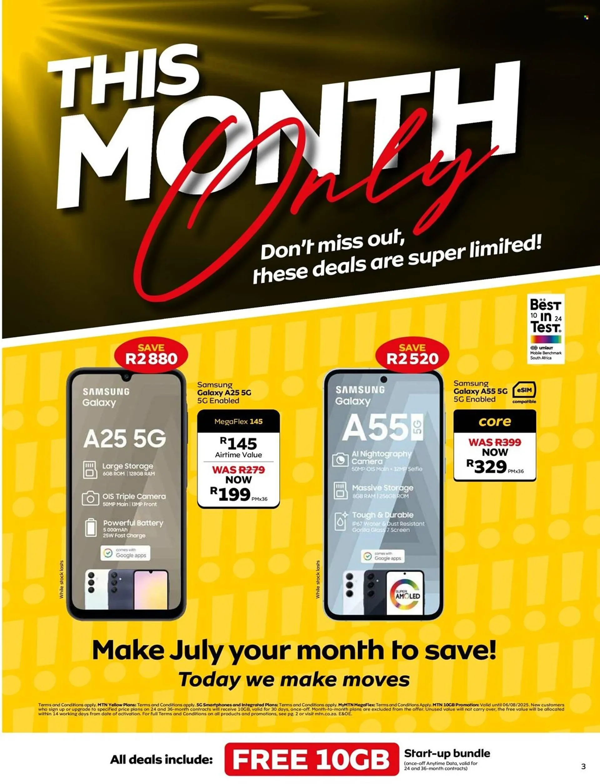 MTN catalogue from 7 July to 6 August 2025 - Catalogue Page 1
