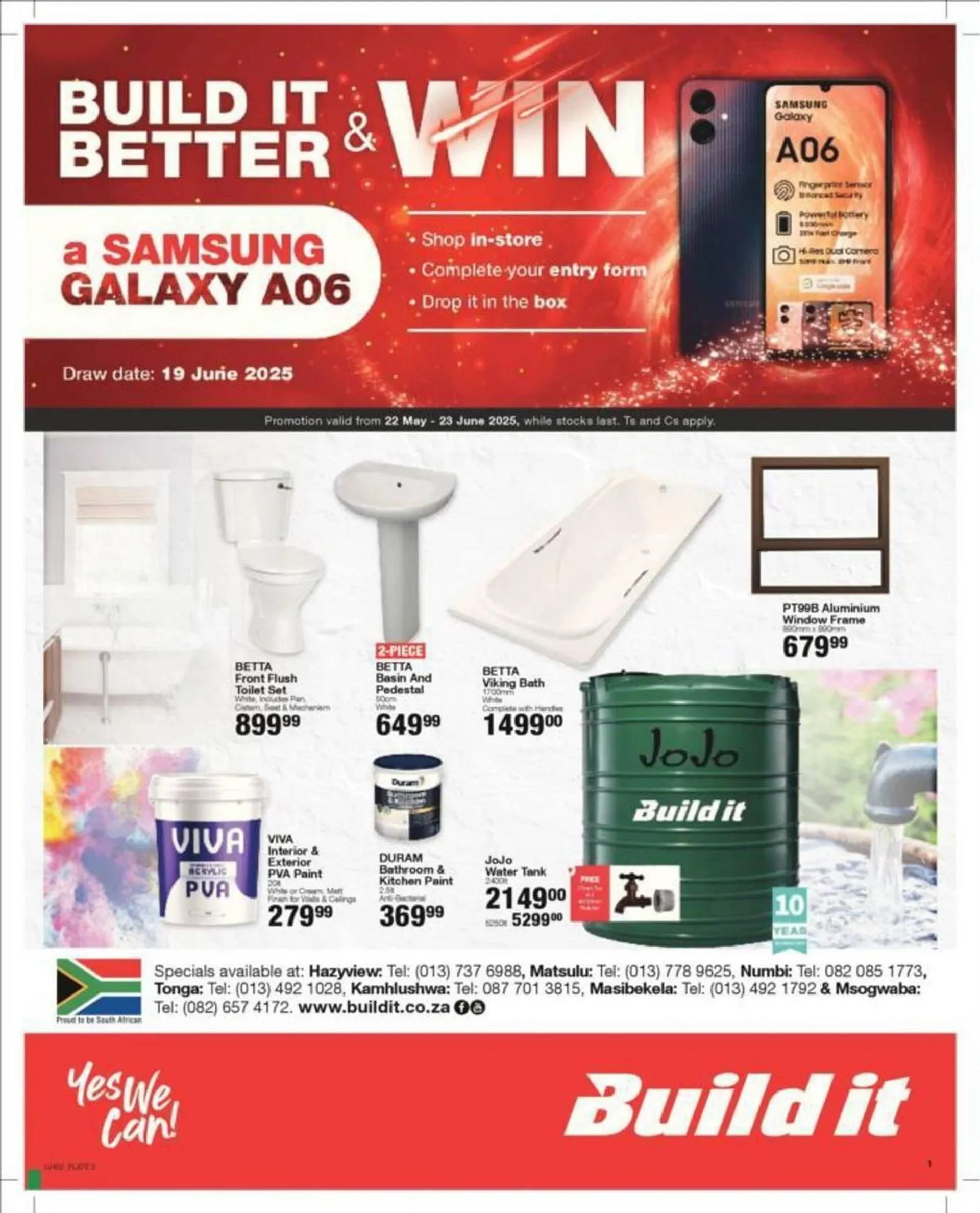 Build It catalogue from 18 June to 23 June 2025 - Catalogue Page 1