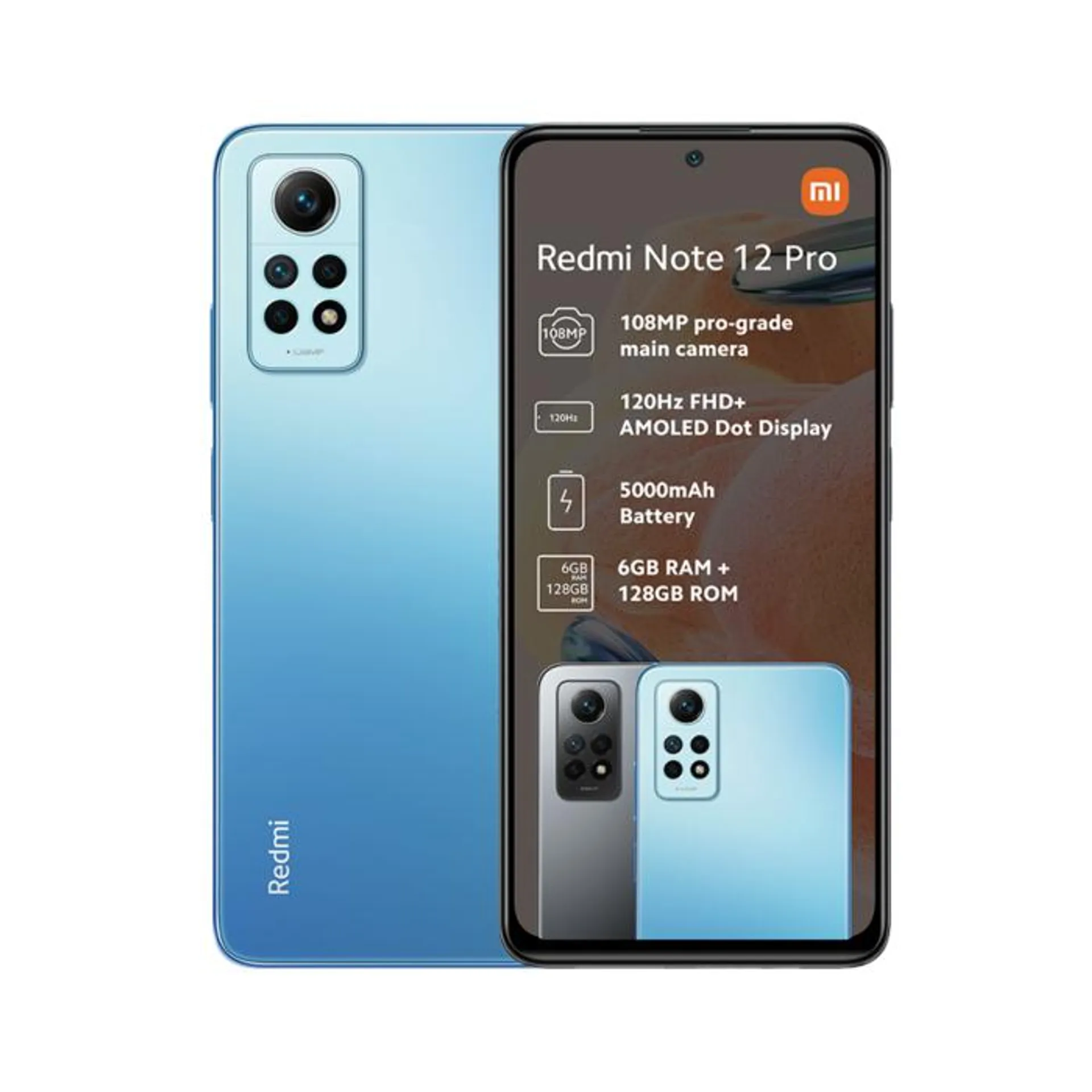 Xiaomi Redmi Note 12 Pro 4G 128GB Blue