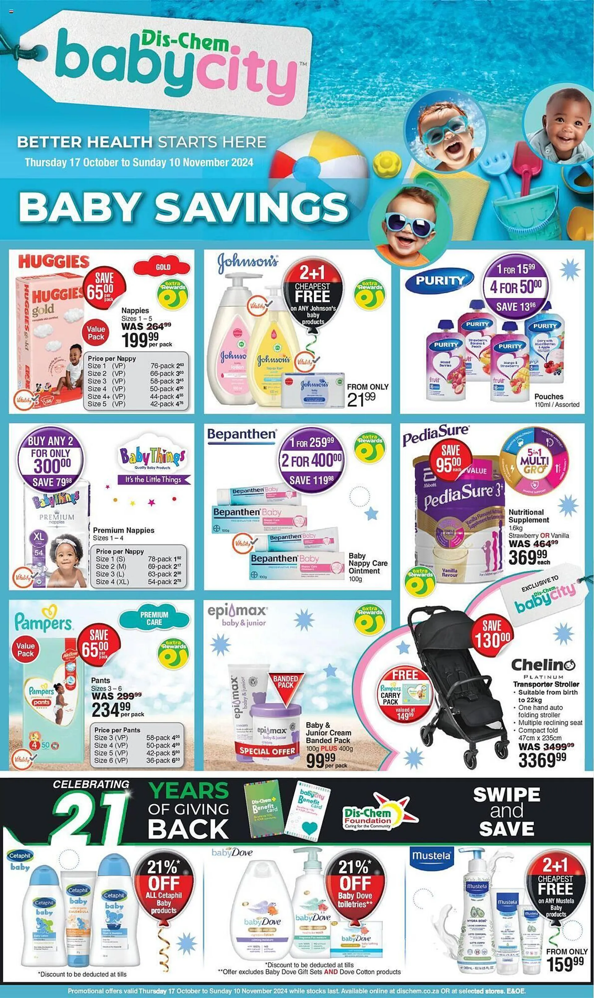 Baby City catalogue from 17 October to 10 November 2024 - Catalogue Page 1