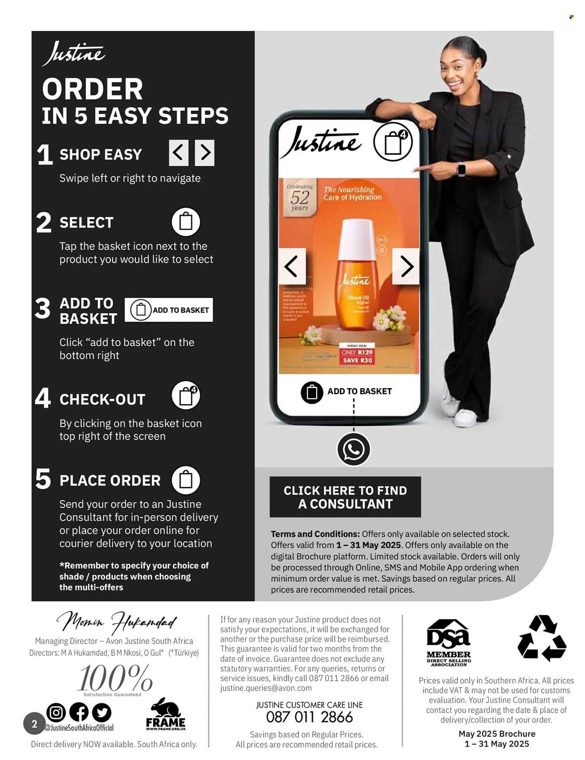 Justine catalogue from 1 May to 31 May 2025 - Catalogue Page 1