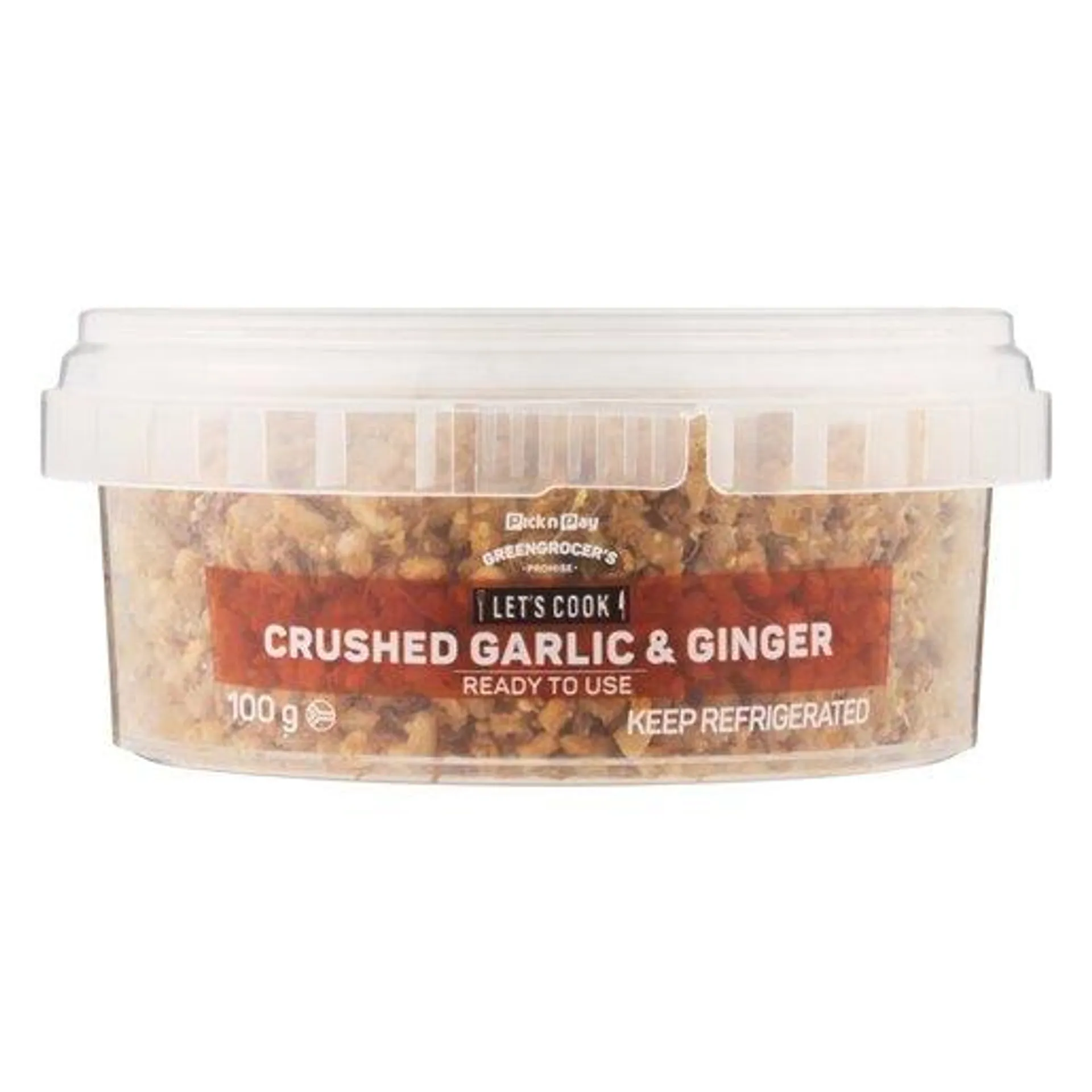 PnP Let's Cook Crushed Garlic & Ginger 100g