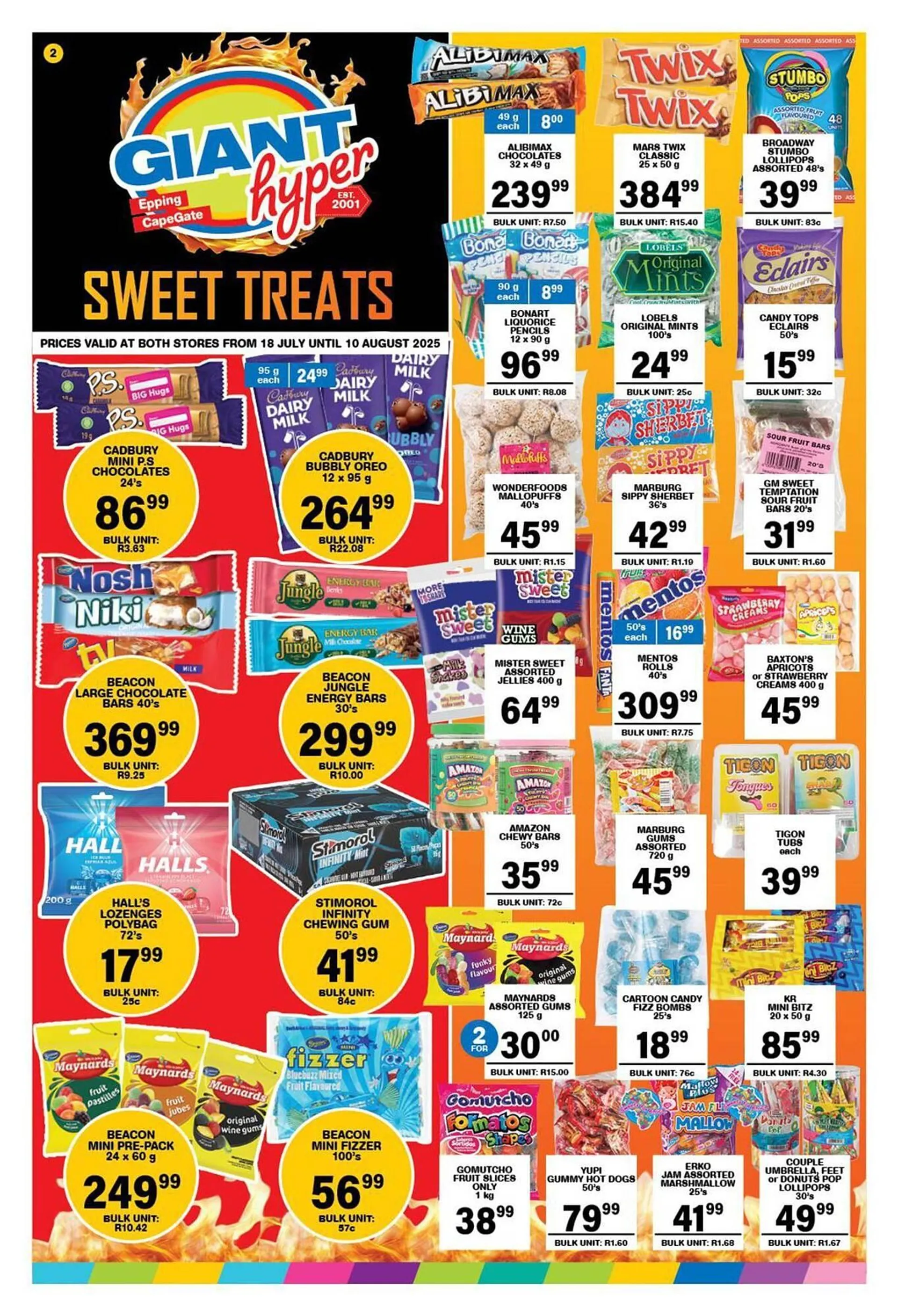 Giant Hyper catalogue from 18 July to 11 August 2025 - Catalogue Page 1