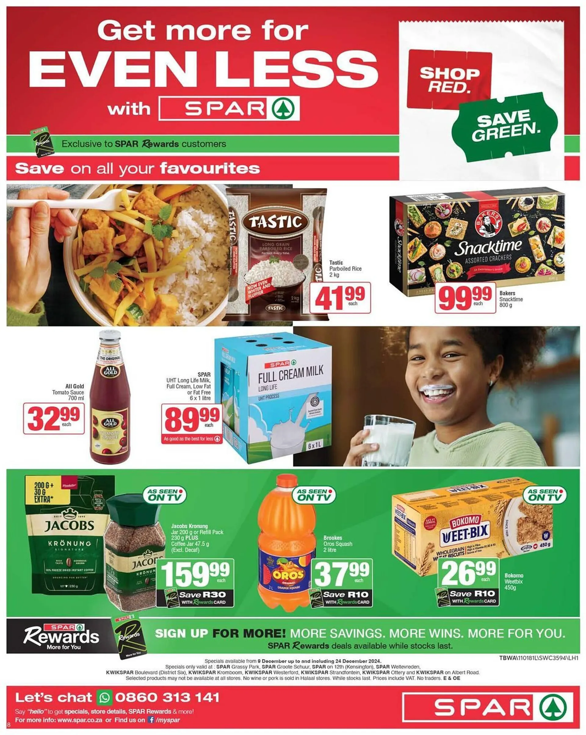 KwikSpar catalogue from 11 December to 24 December 2024 - Catalogue Page 8