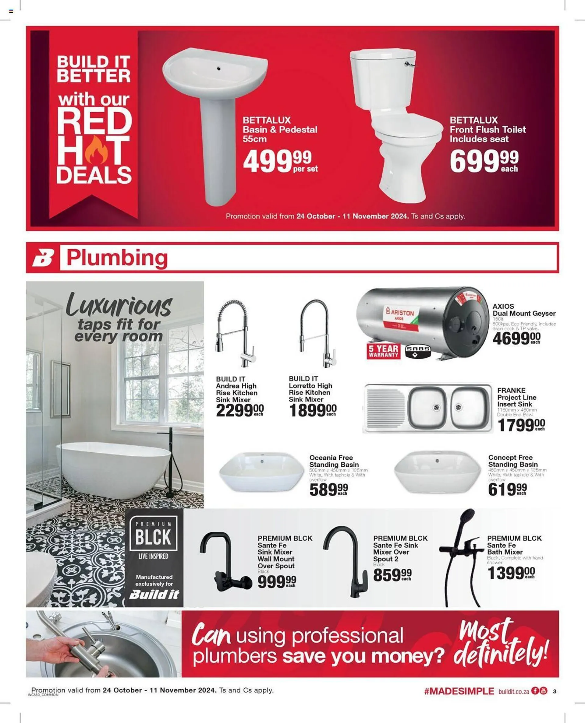 Build It catalogue from 24 October to 11 November 2024 - Catalogue Page 3