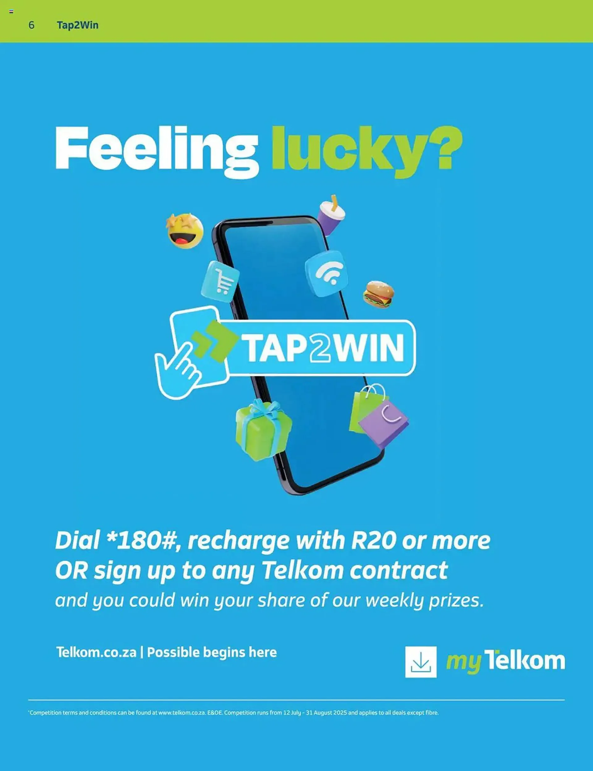 Telkom catalogue from 12 July to 31 August 2025 - Catalogue Page 1