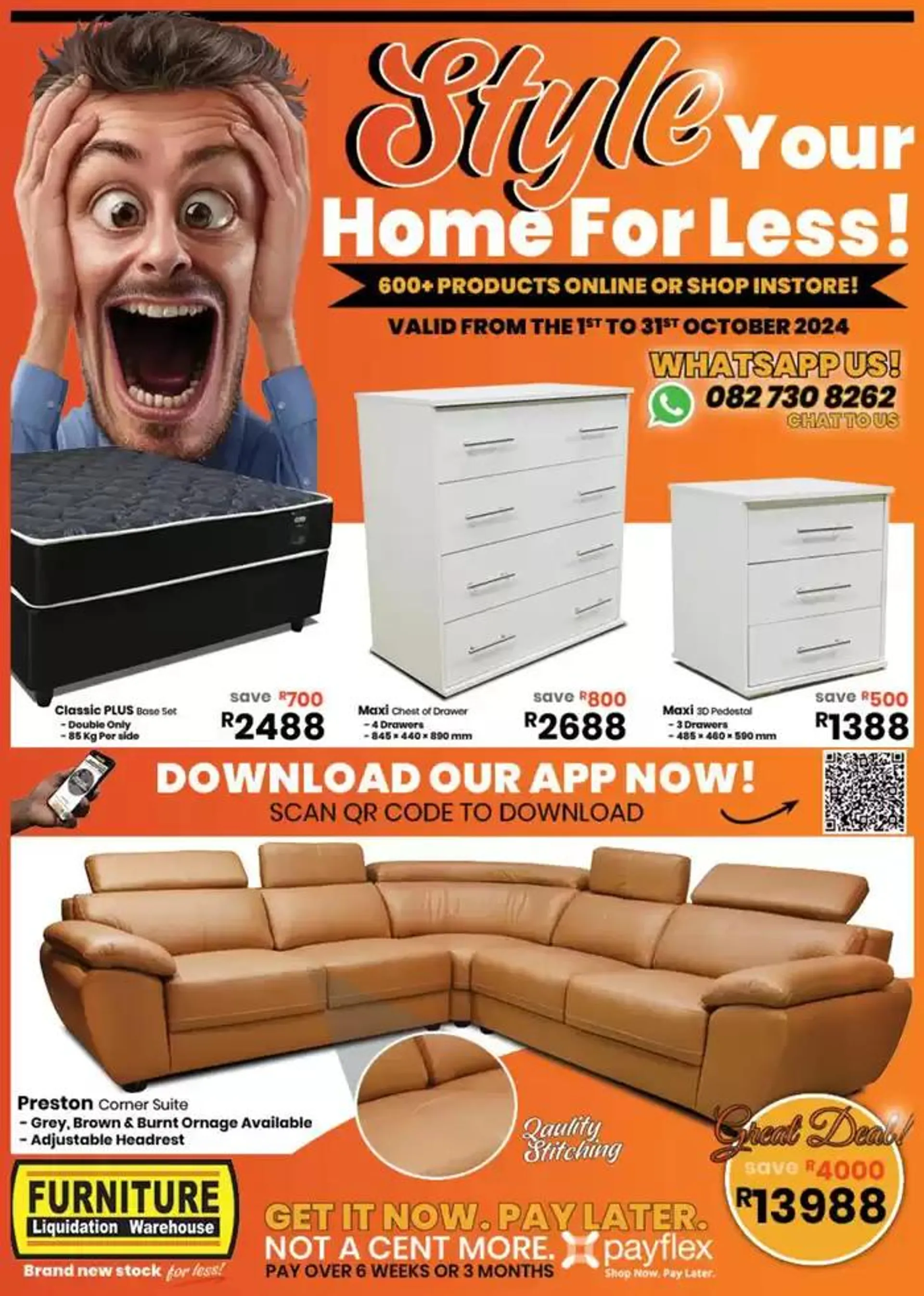 Style Your Home For Less from 3 October to 31 October 2024 - Catalogue Page 1