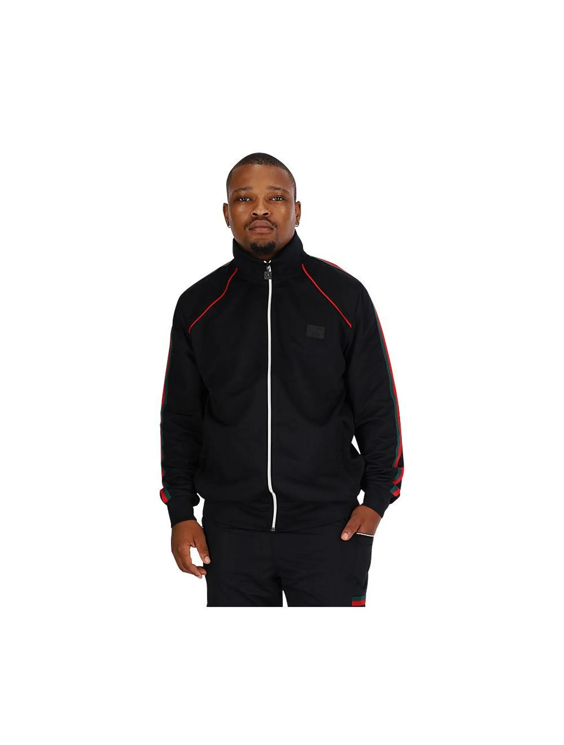 ellesse Texture Rubber Badge Mens Jacket Black