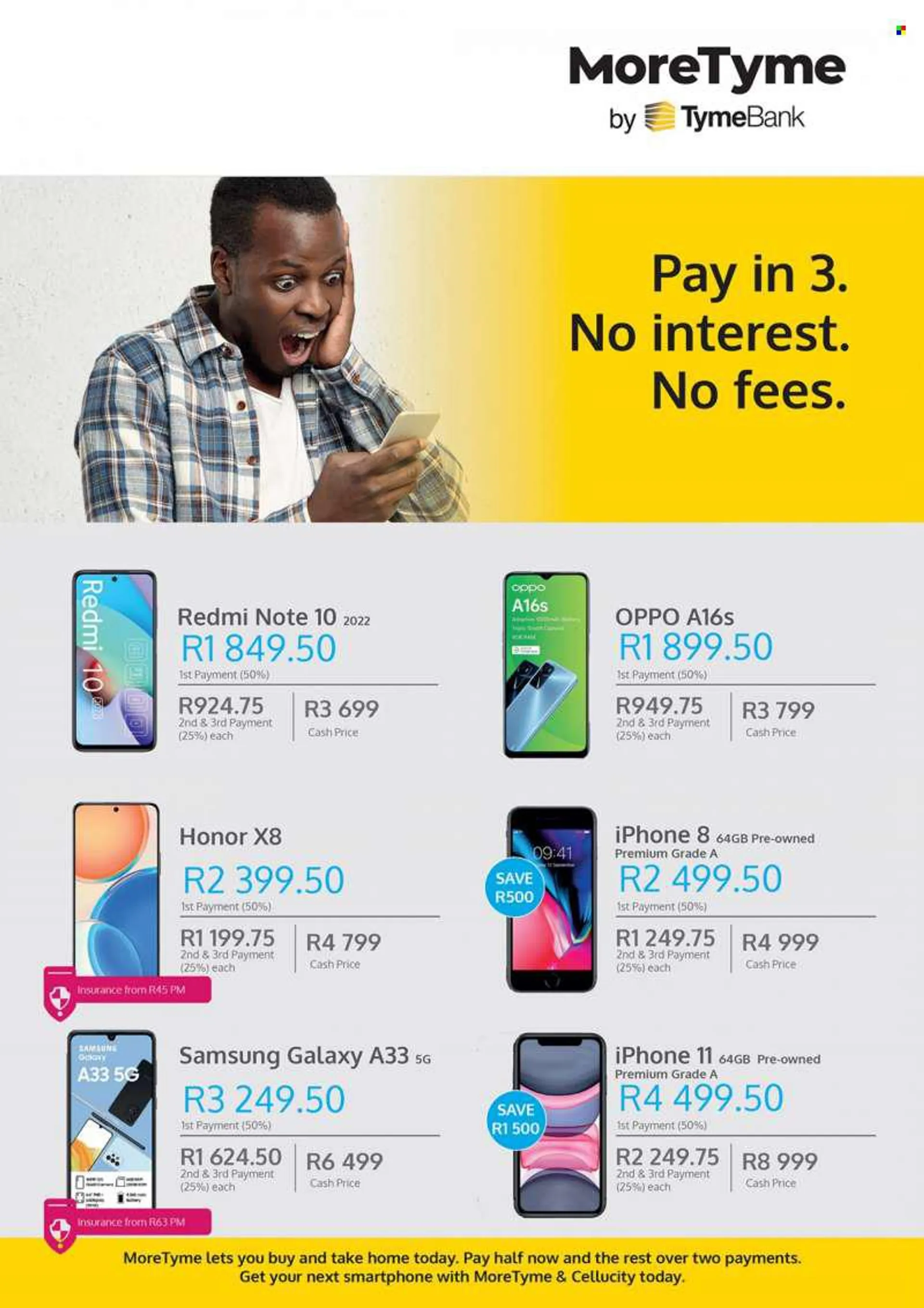 Cellucity catalogue  - 07/07/2022 - 04/08/2022 - Sales products - Samsung Galaxy, Samsung, Honor, Oppo, iPhone, iPhone 11, iPhone 8, smartphone. Page 3.