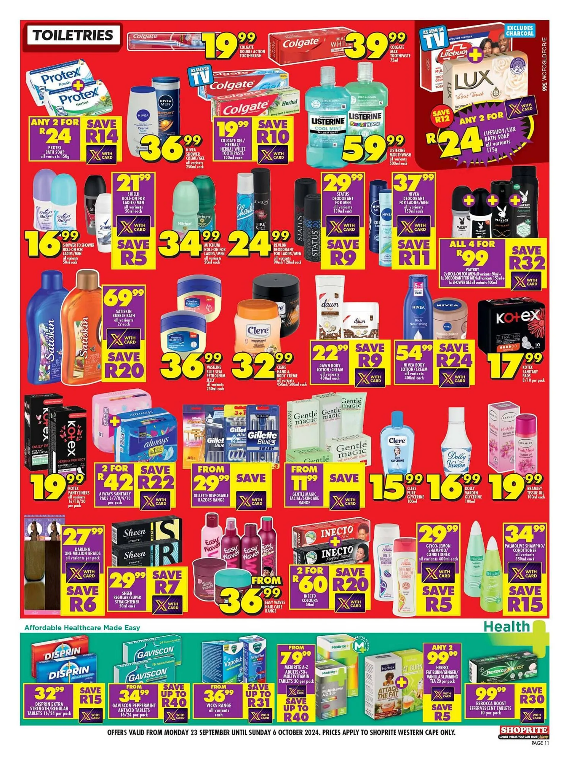 Shoprite catalogue from 23 September to 6 October 2024 - Catalogue Page 11