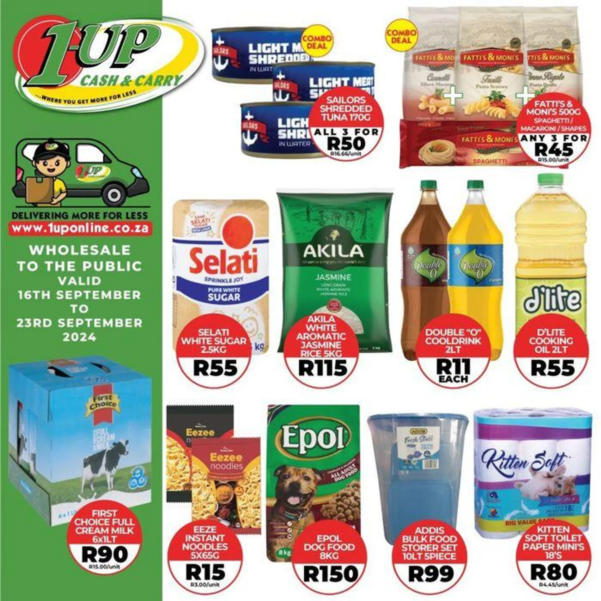 1UP weekly specials - 1