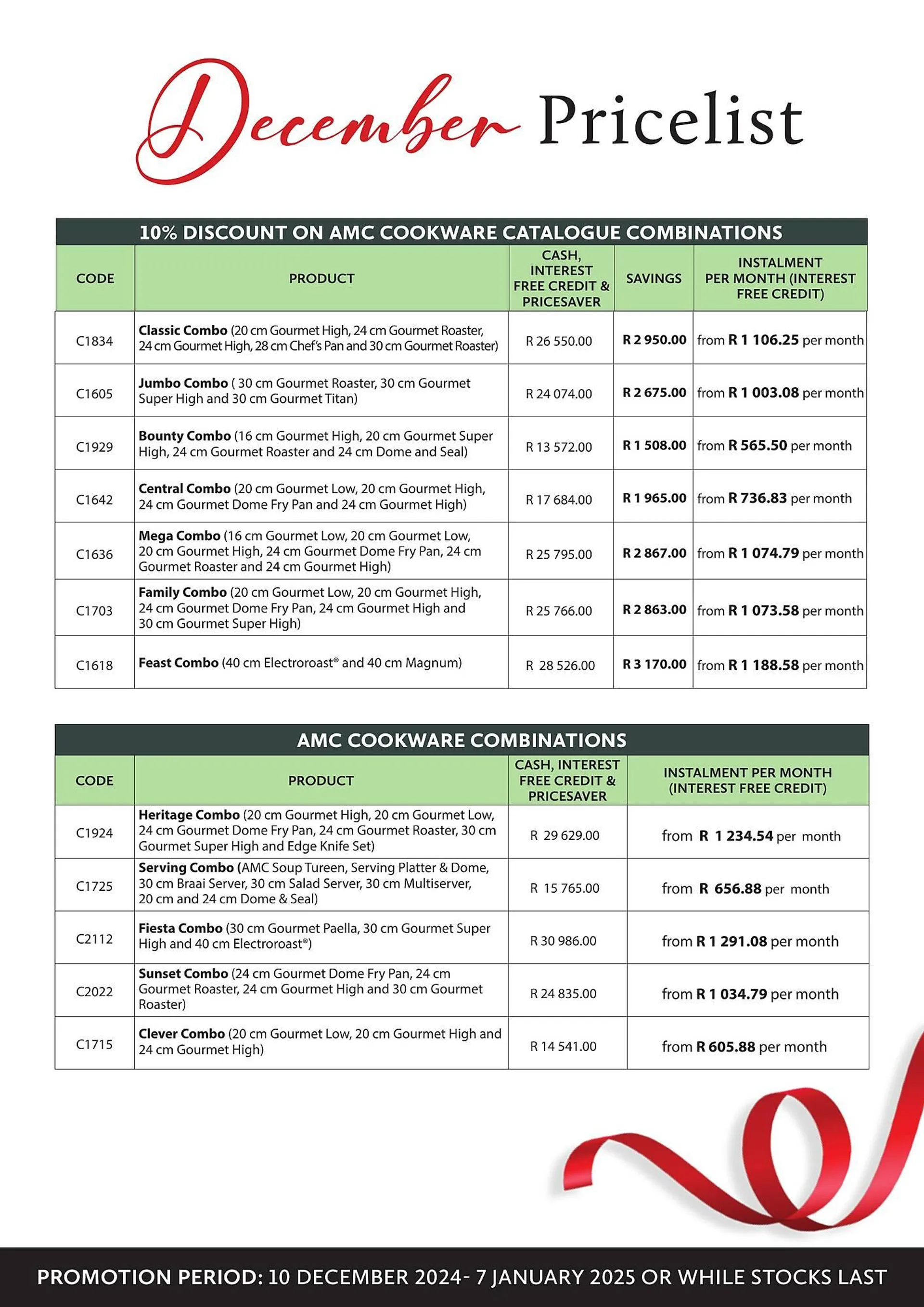 AMC Cookware catalogue from 10 December to 7 January 2025 - Catalogue Page 11