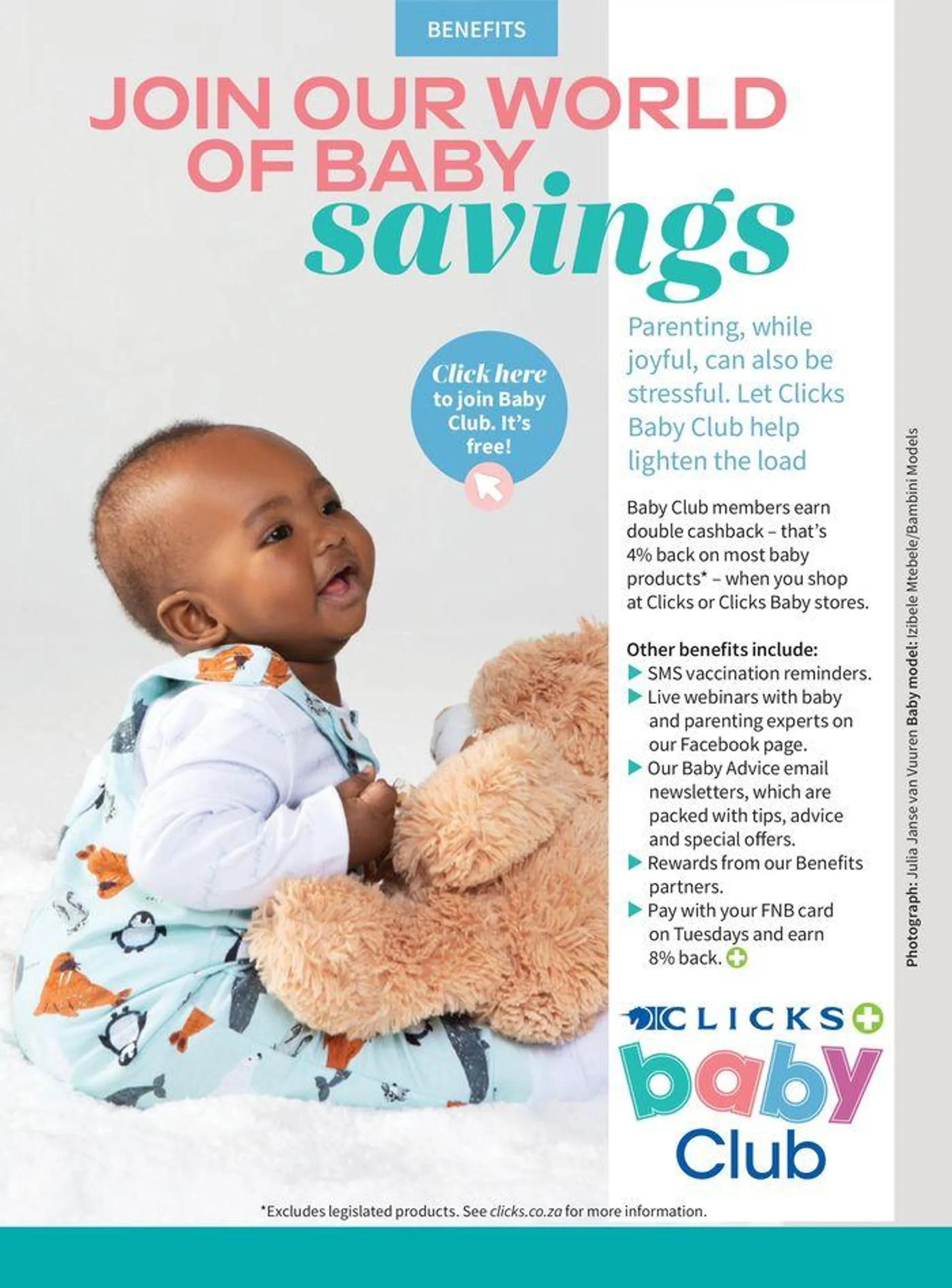 Clicks Baby Club Magazine Winter 2024 from 21 August to 30 September 2024 - Catalogue Page 60