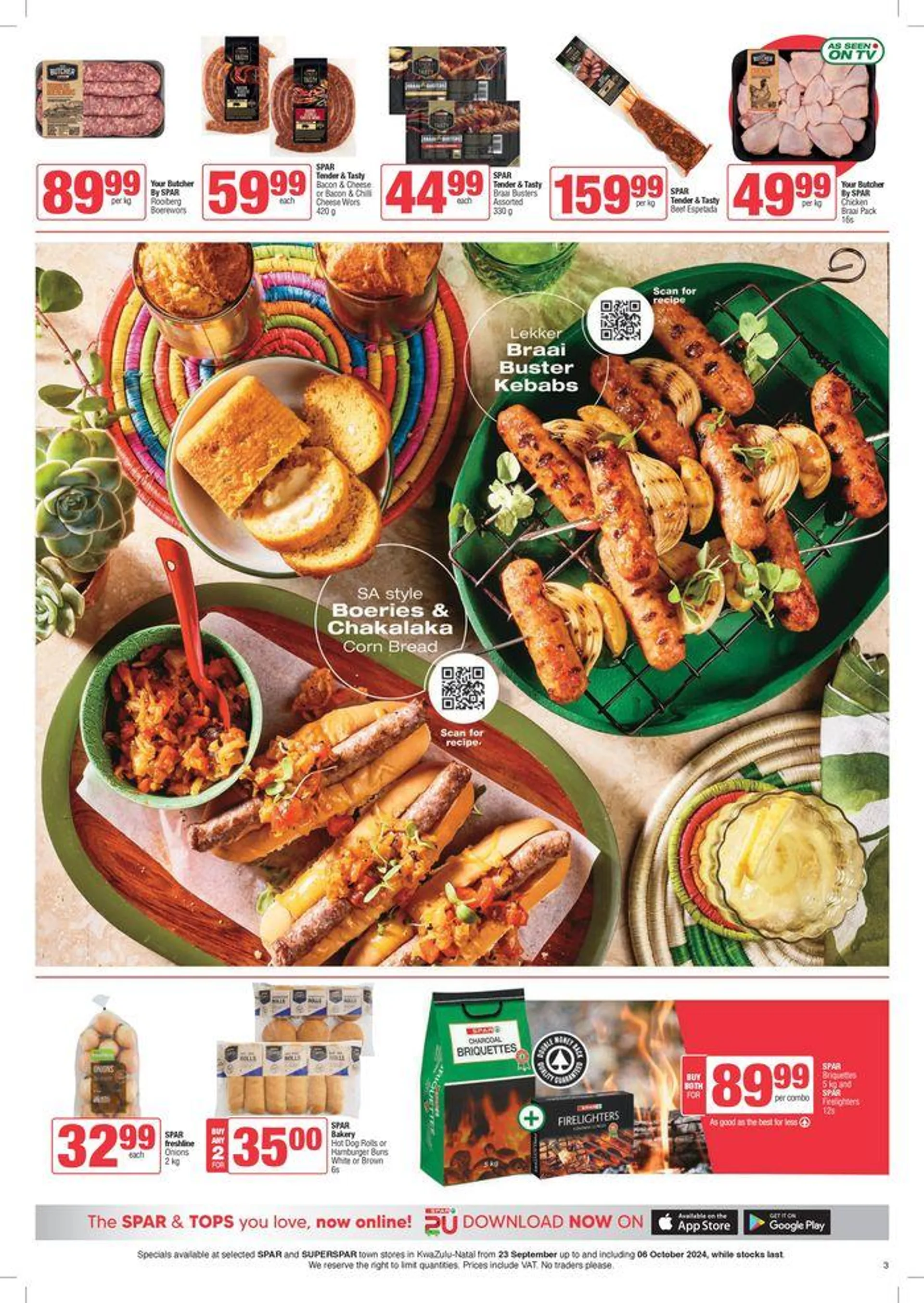 Specials Spar from 23 September to 6 October 2024 - Catalogue Page 3