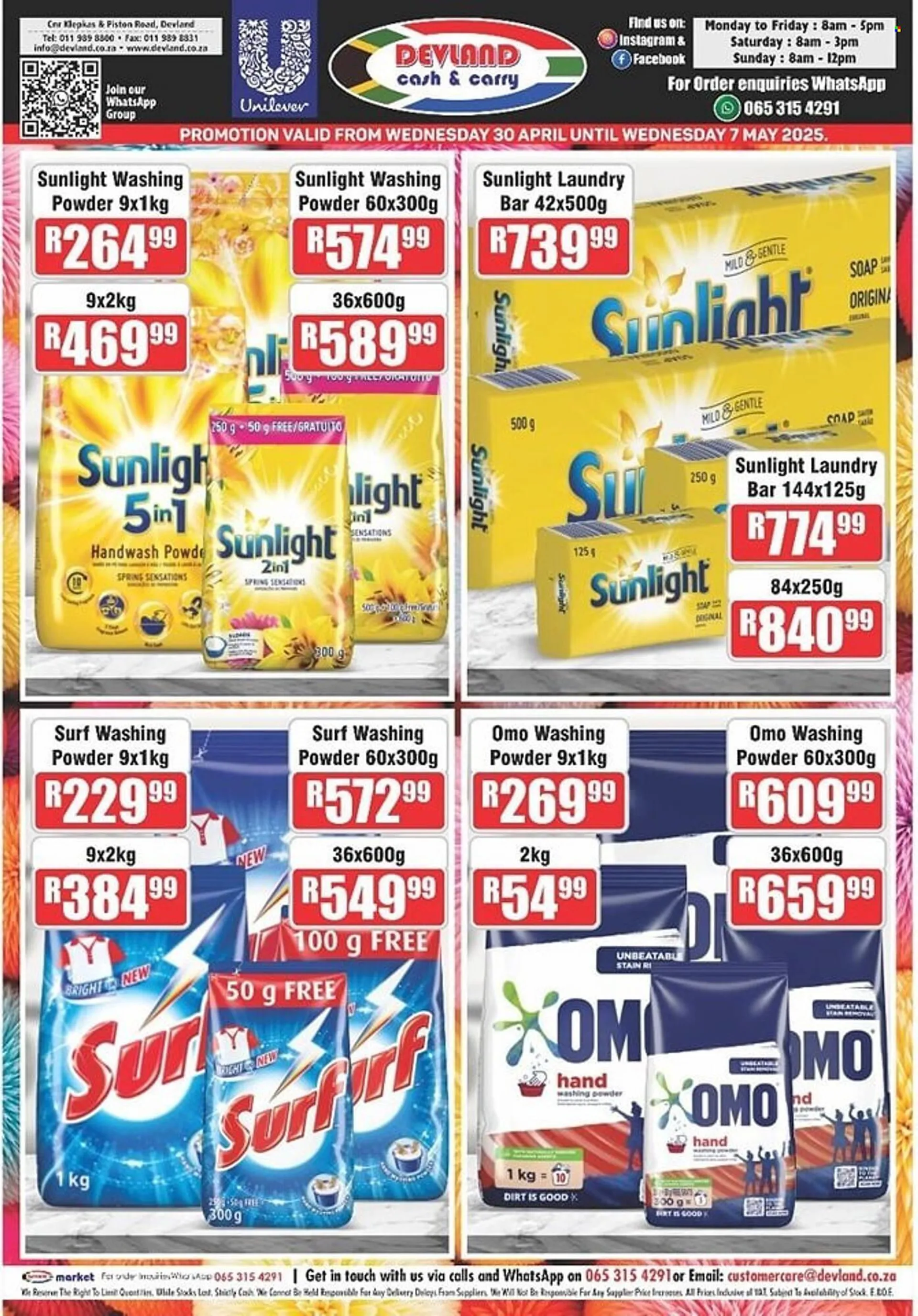 Devland Cash And Carry catalogue from 30 April to 7 May 2025 - Catalogue Page 1