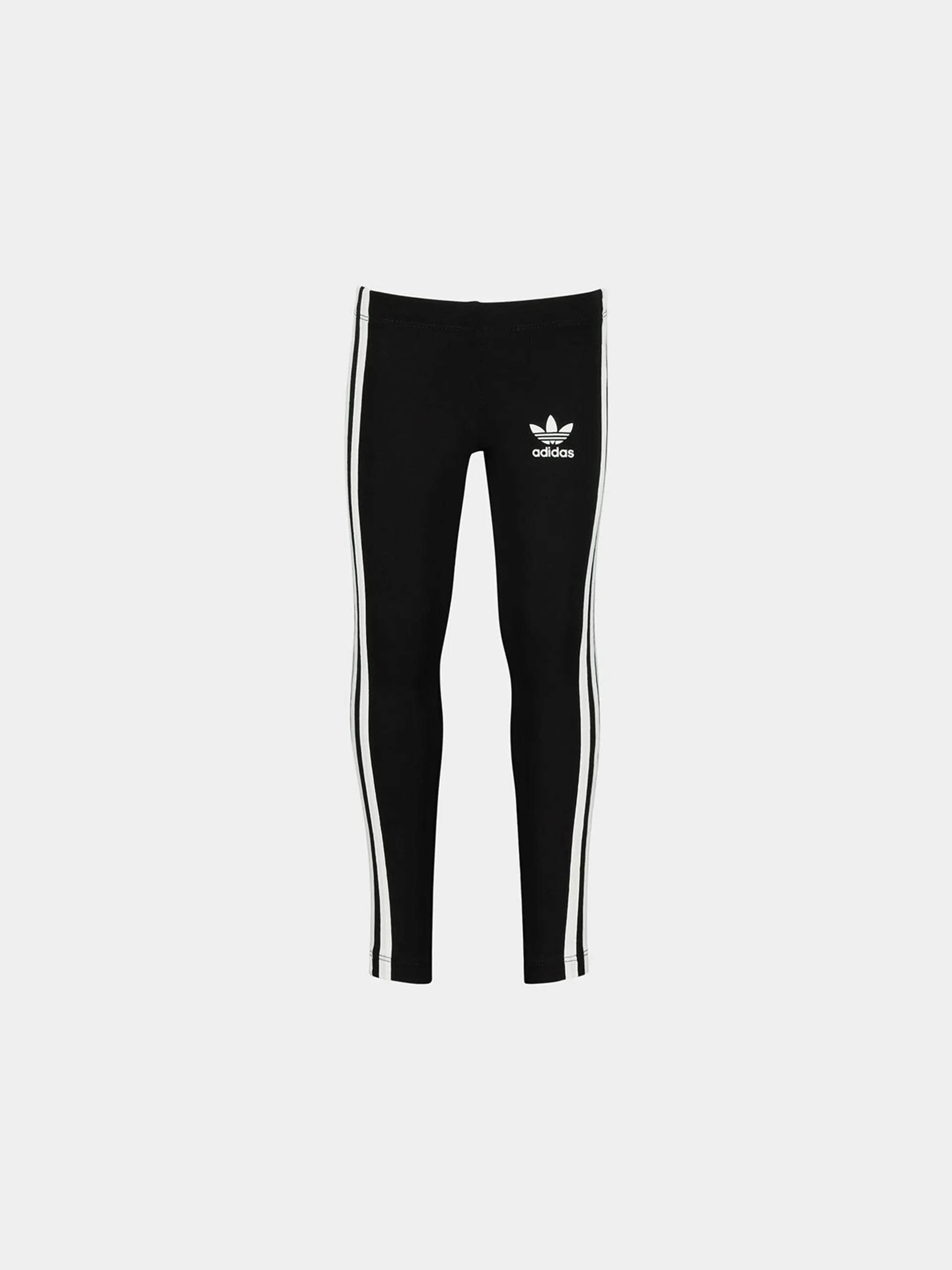 adidas Originals Youth 3 Stripe Black/White Leggings