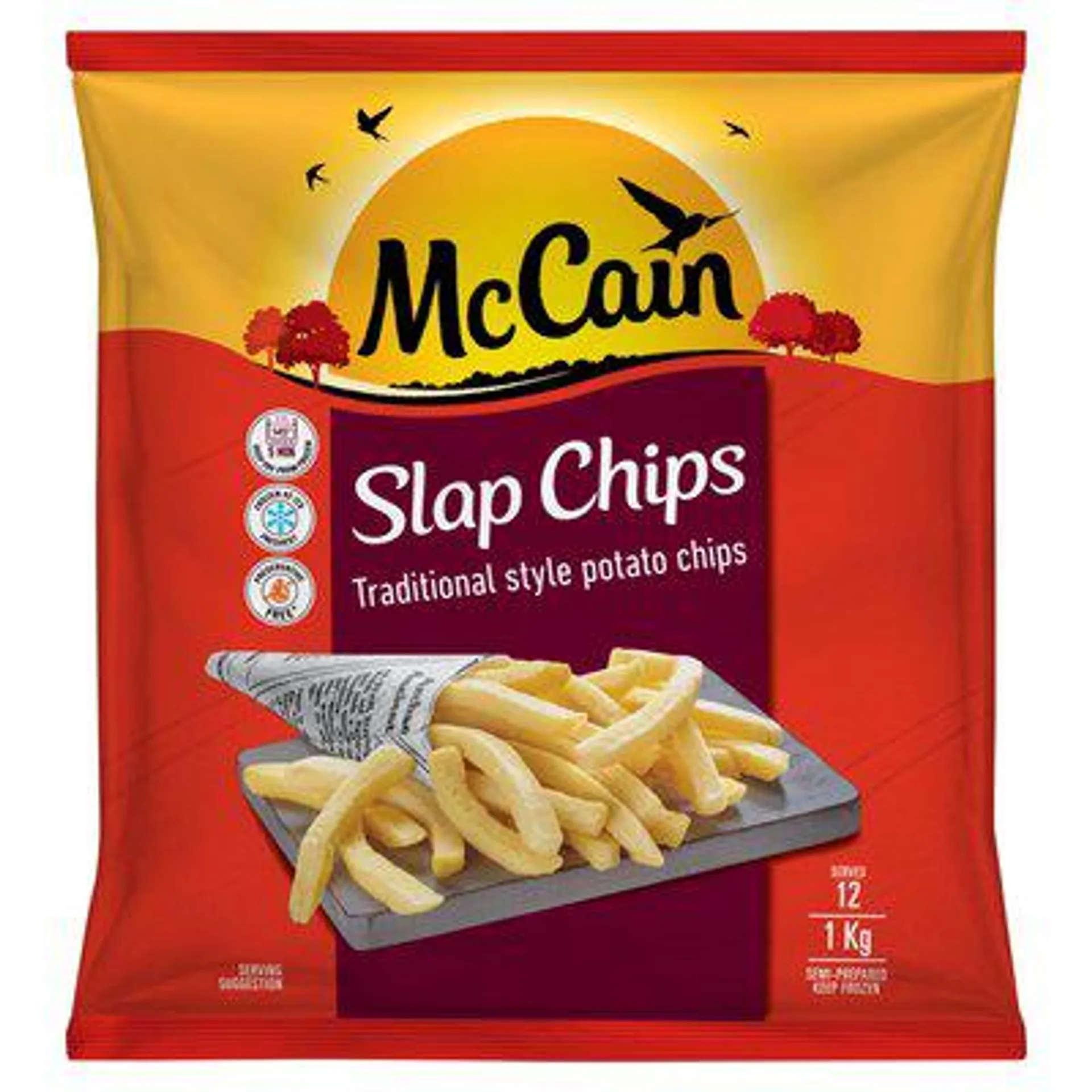 Mccain Traditional Style Slap Chips 1kg