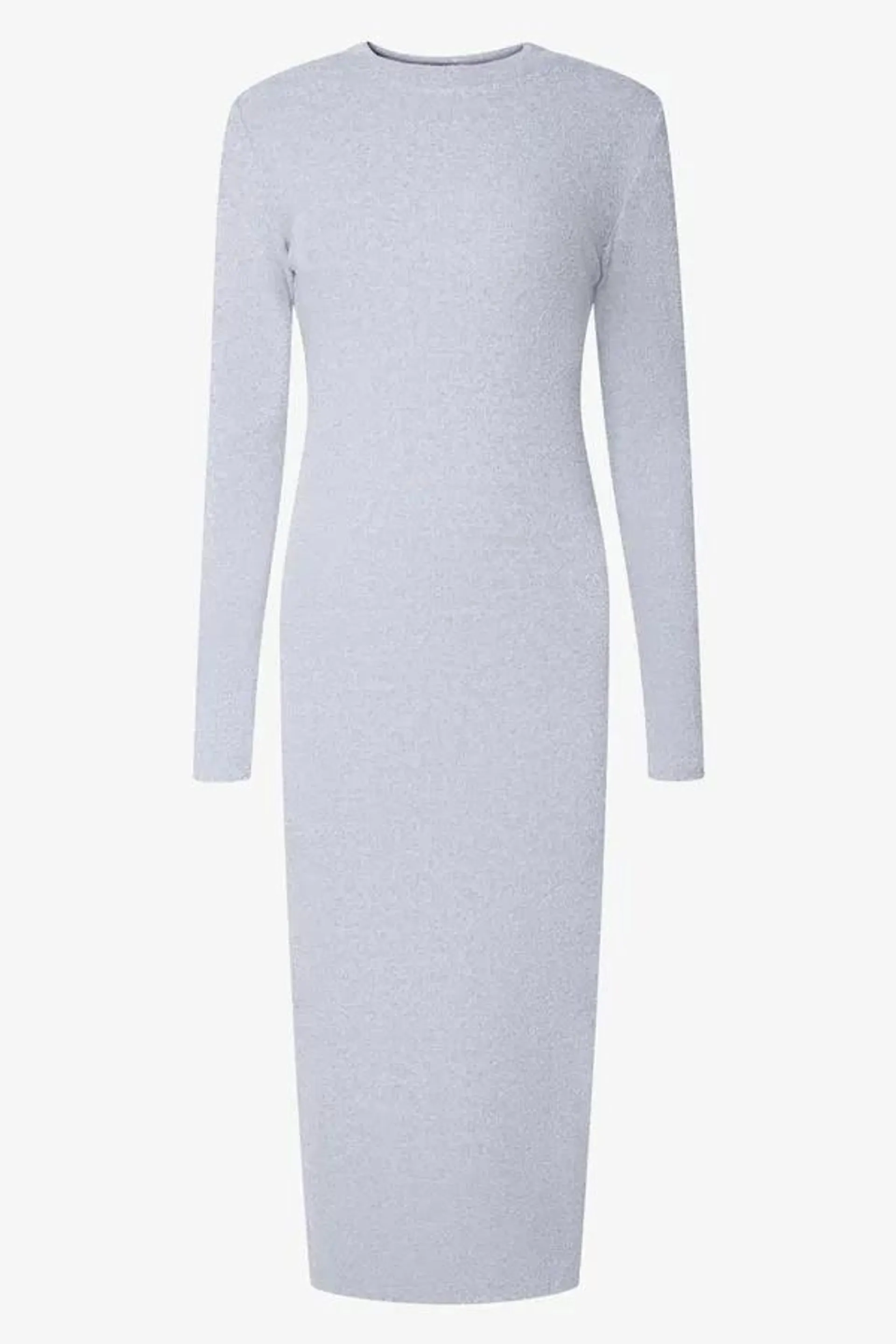 Long sleeve bodycon dress grey