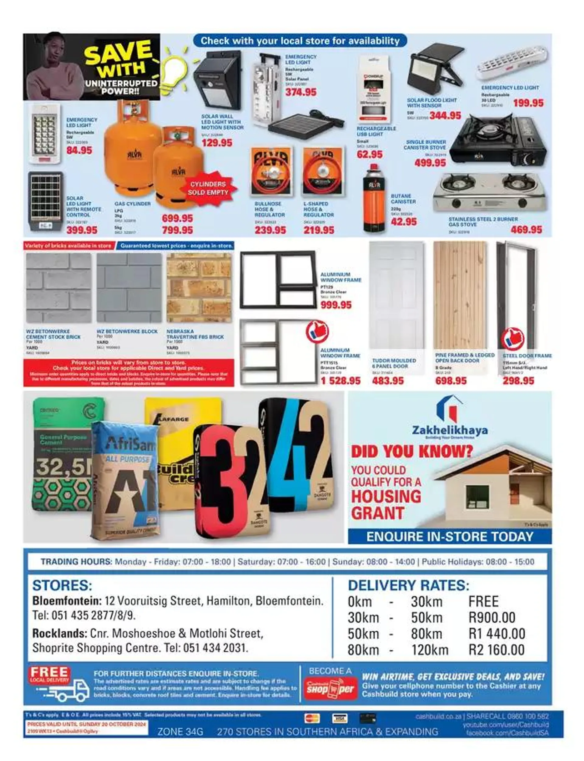 Cashbuild weekly specials from 24 September to 20 October 2024 - Catalogue Page 4