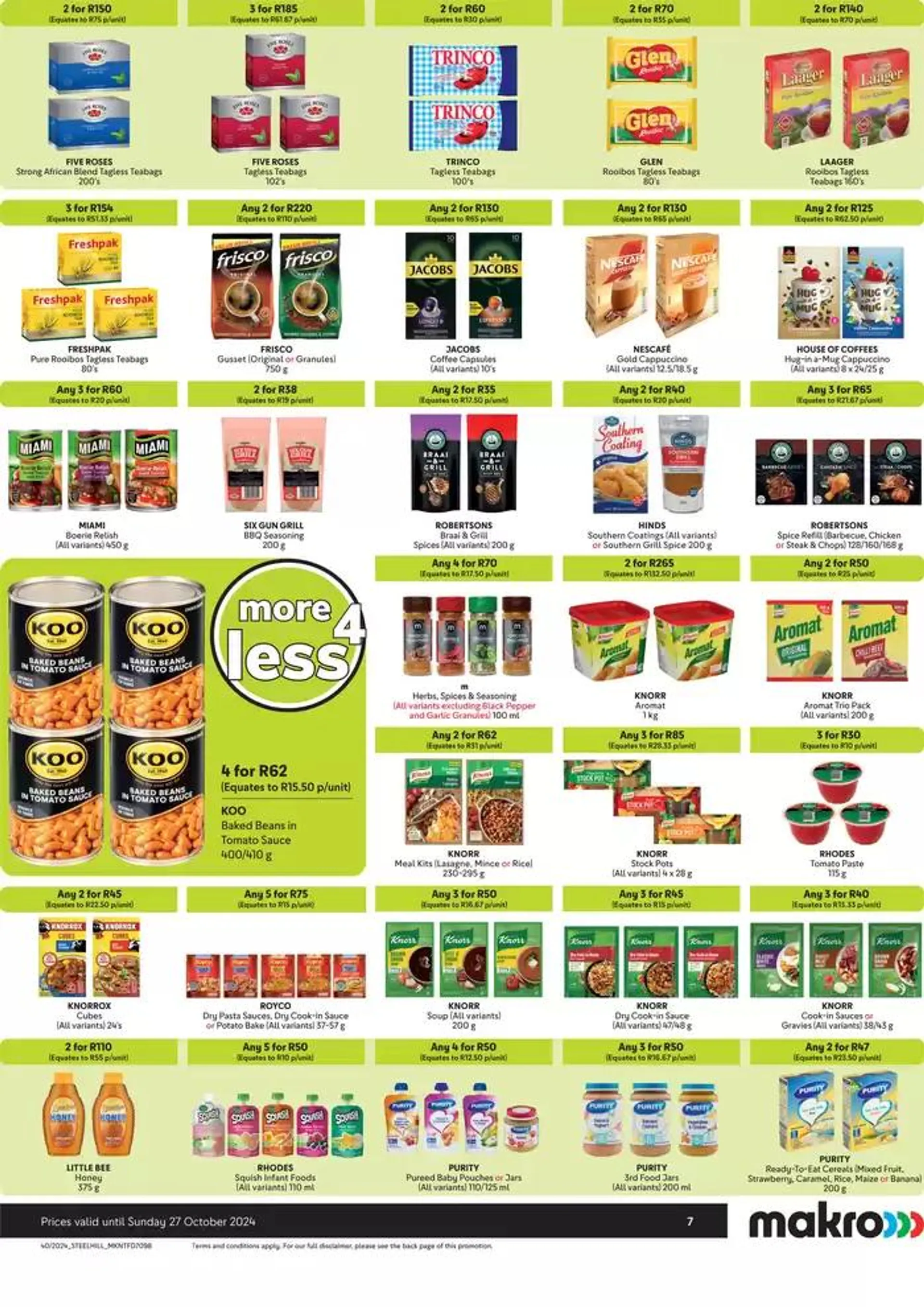 Makro : More 4 Less from 30 September to 27 October 2024 - Catalogue Page 7