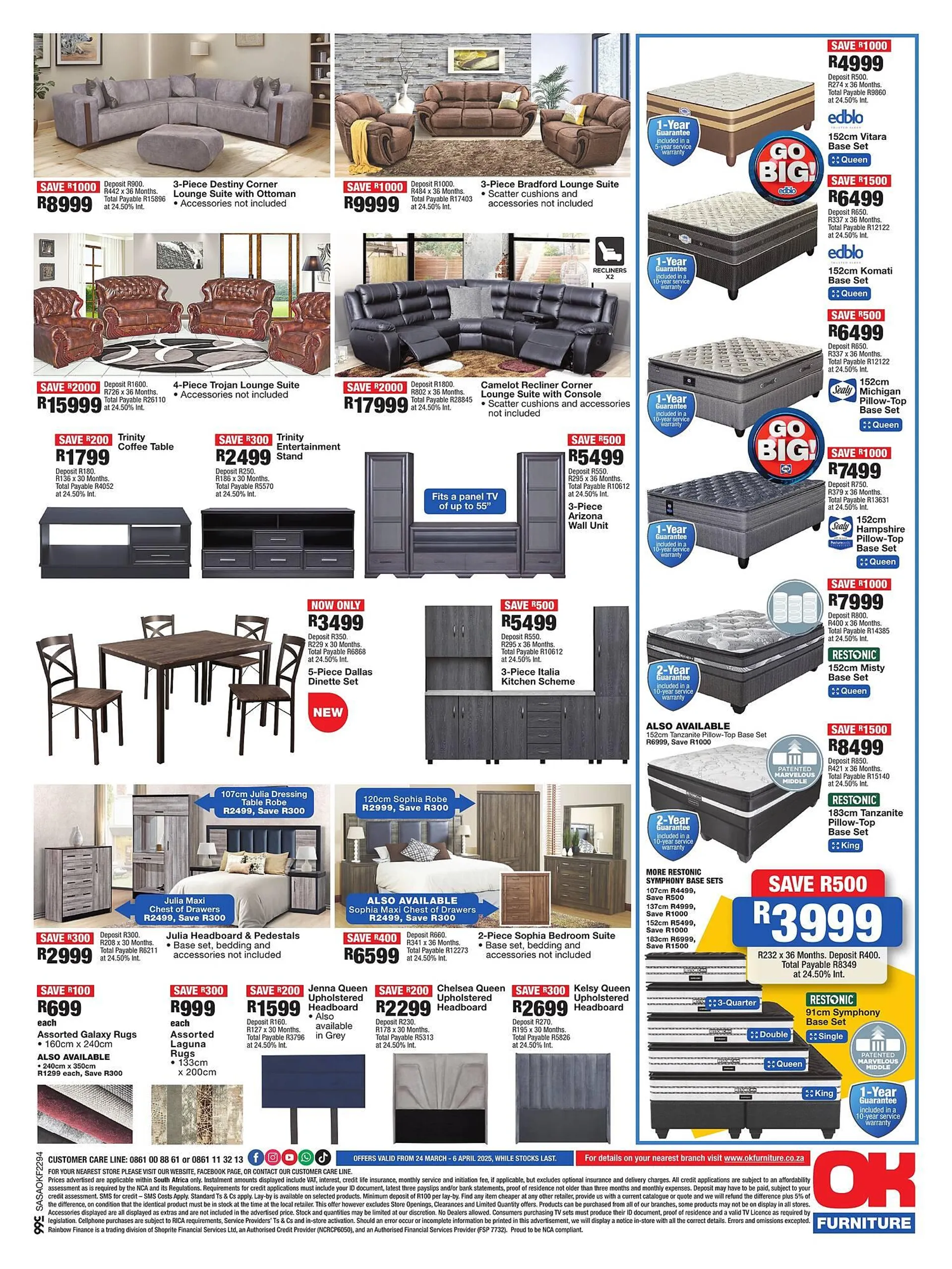 OK Furniture catalogue from 24 March to 6 April 2025 - Catalogue Page 2