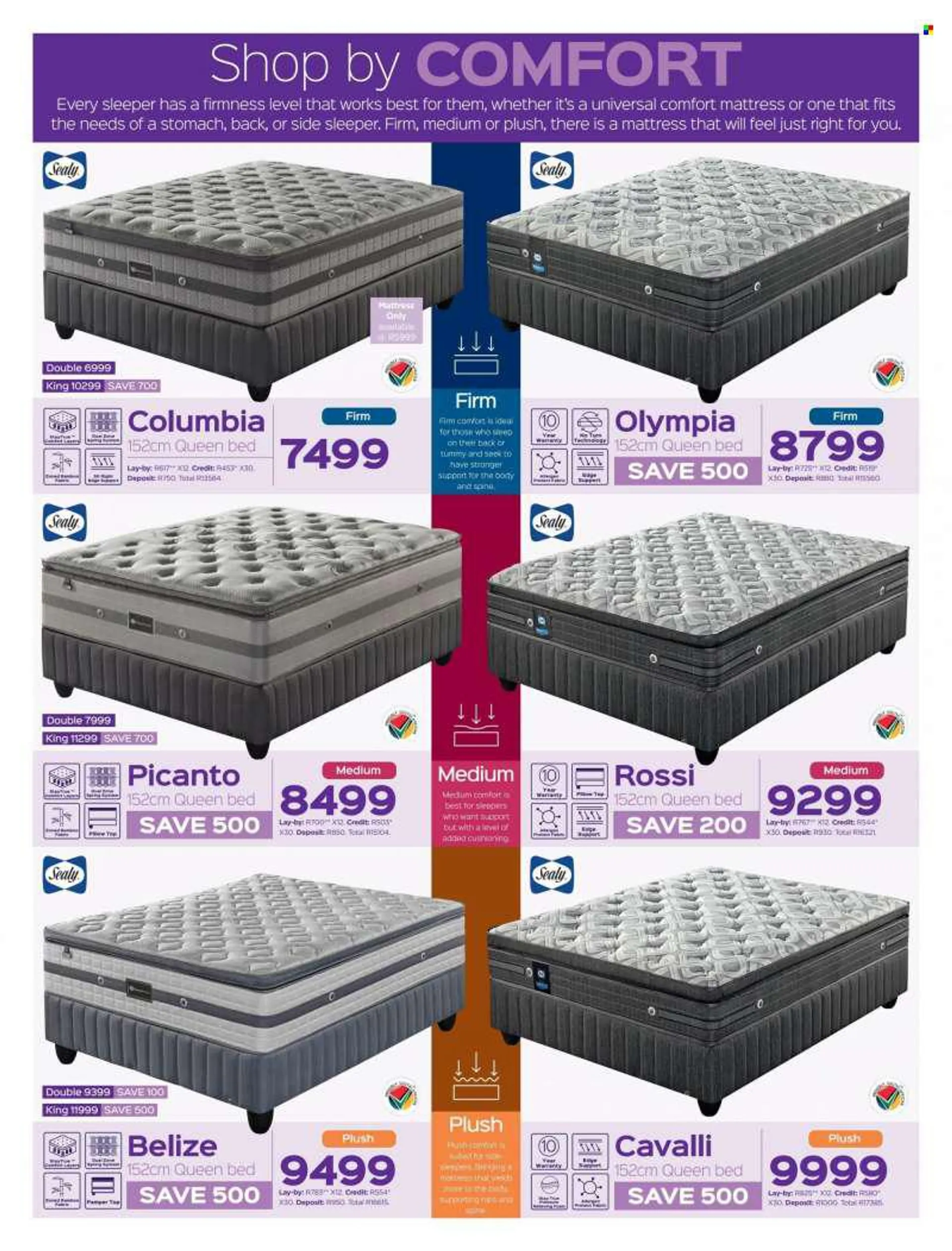 Sleepmasters catalogue  - 04/07/2022 - 07/08/2022 - Sales products - pillow, bed, queen bed, mattress. Page 2.