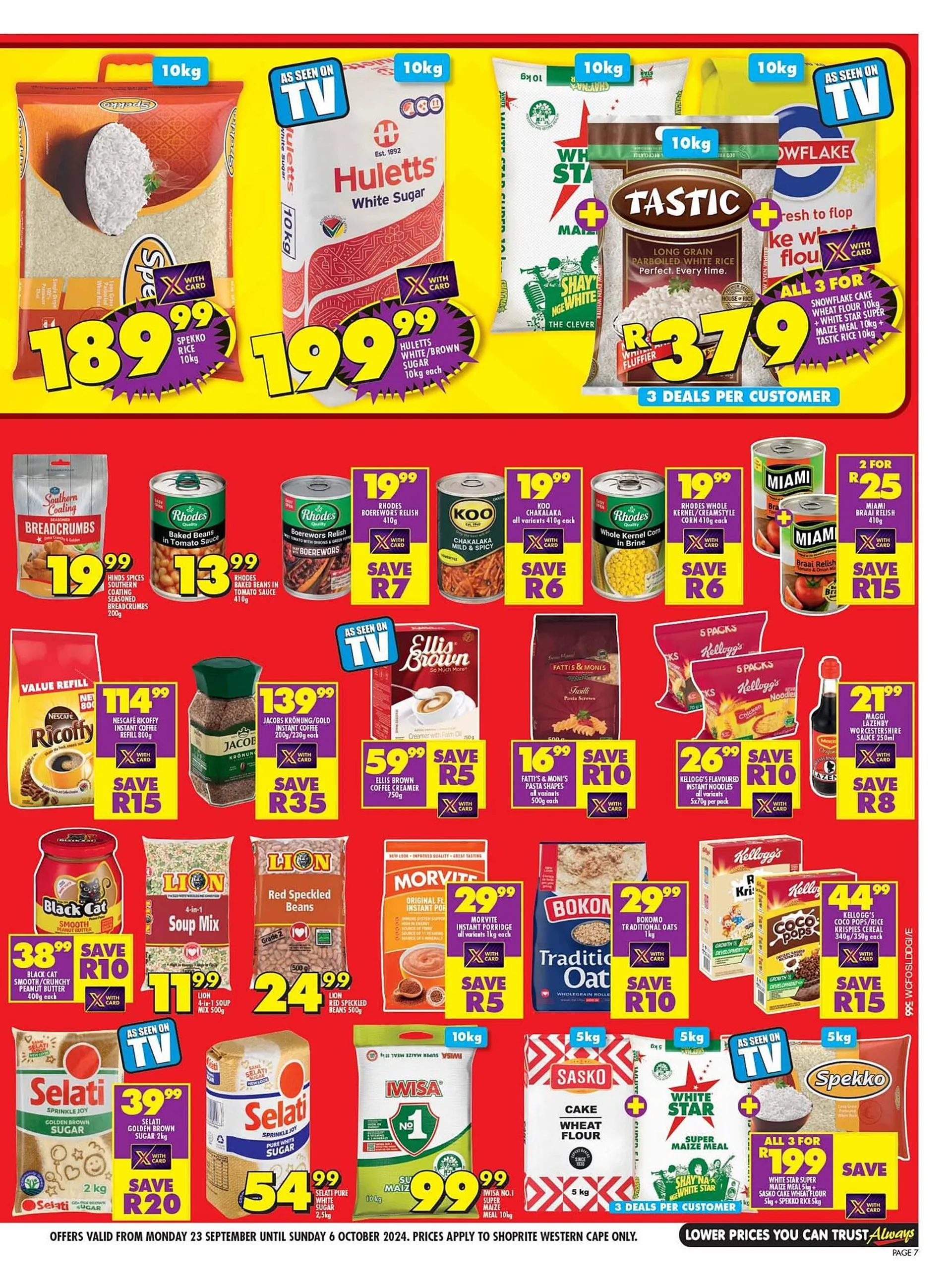 Shoprite catalogue from 23 September to 6 October 2024 - Catalogue Page 7