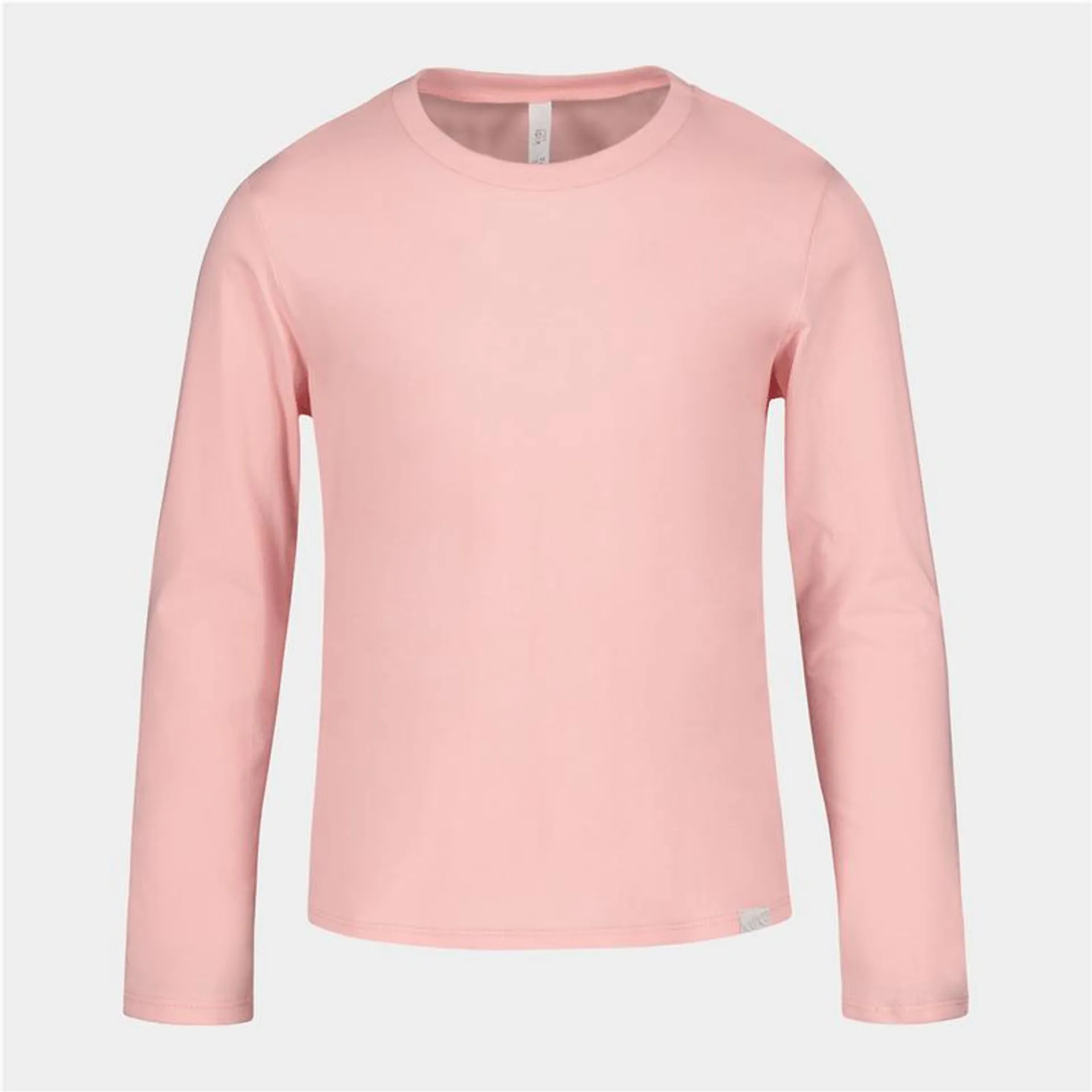 Younger Girl's Pink Basic T-Shirt