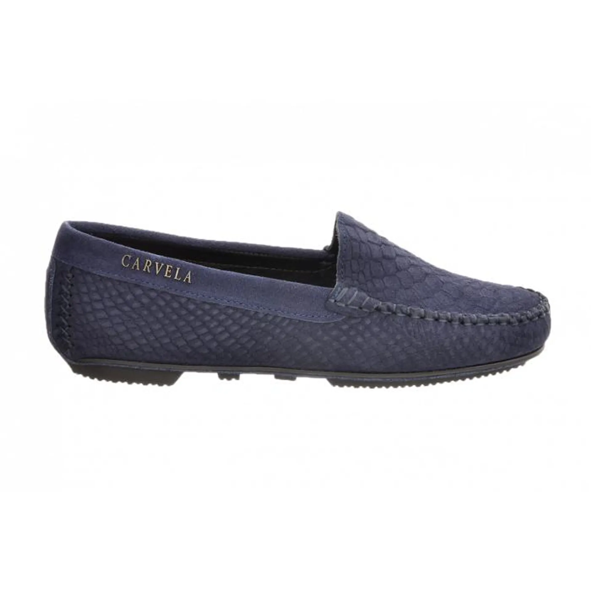 Carvela 1515L Casual Embossed Suede Moccasin