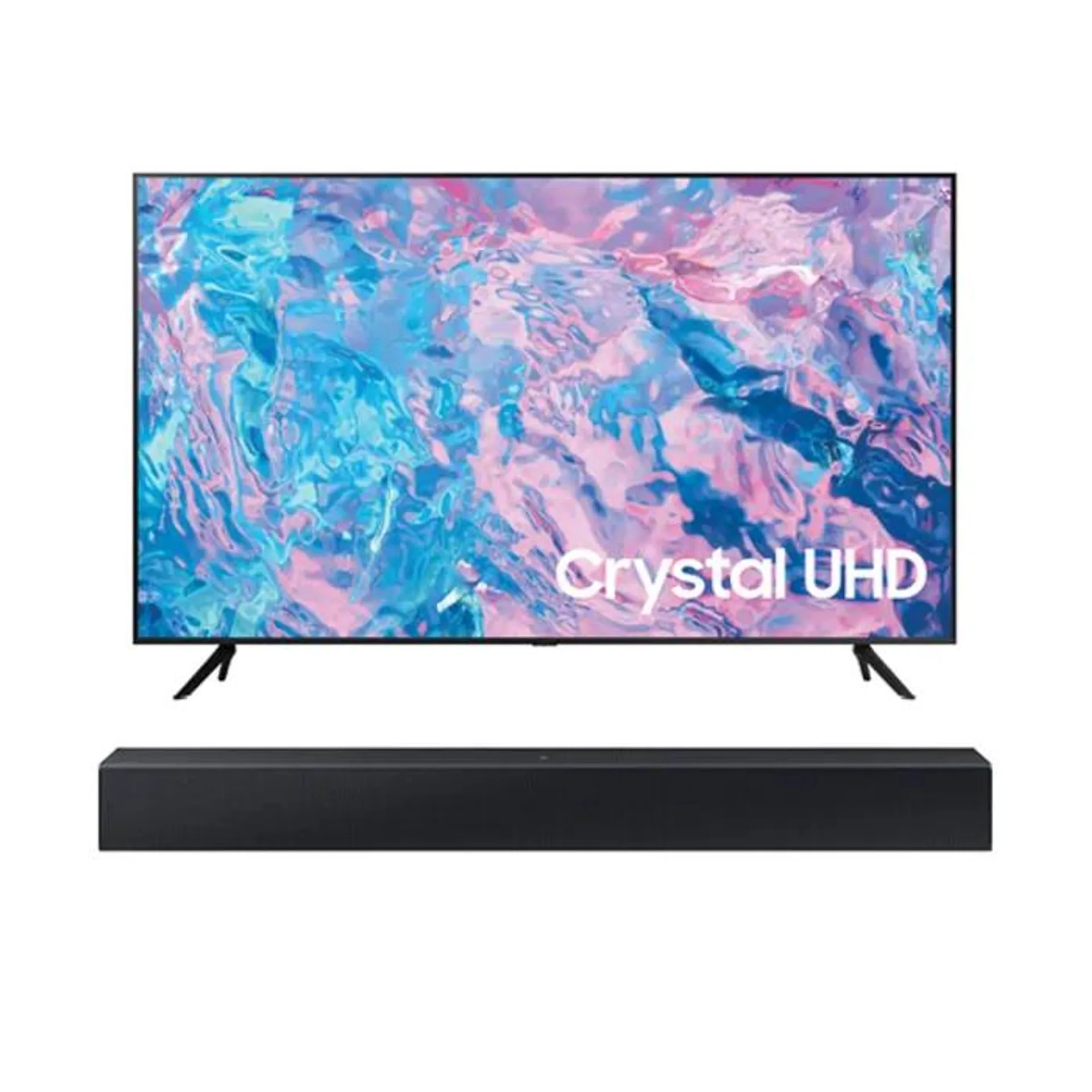 Samsung 65-inch UHD Smart TV + Soundbar - 65CU7000