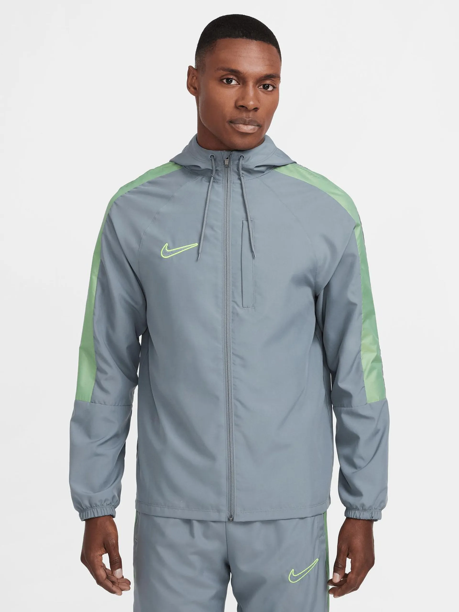 Mens Nike Academy Hooded Soccer Jacket.