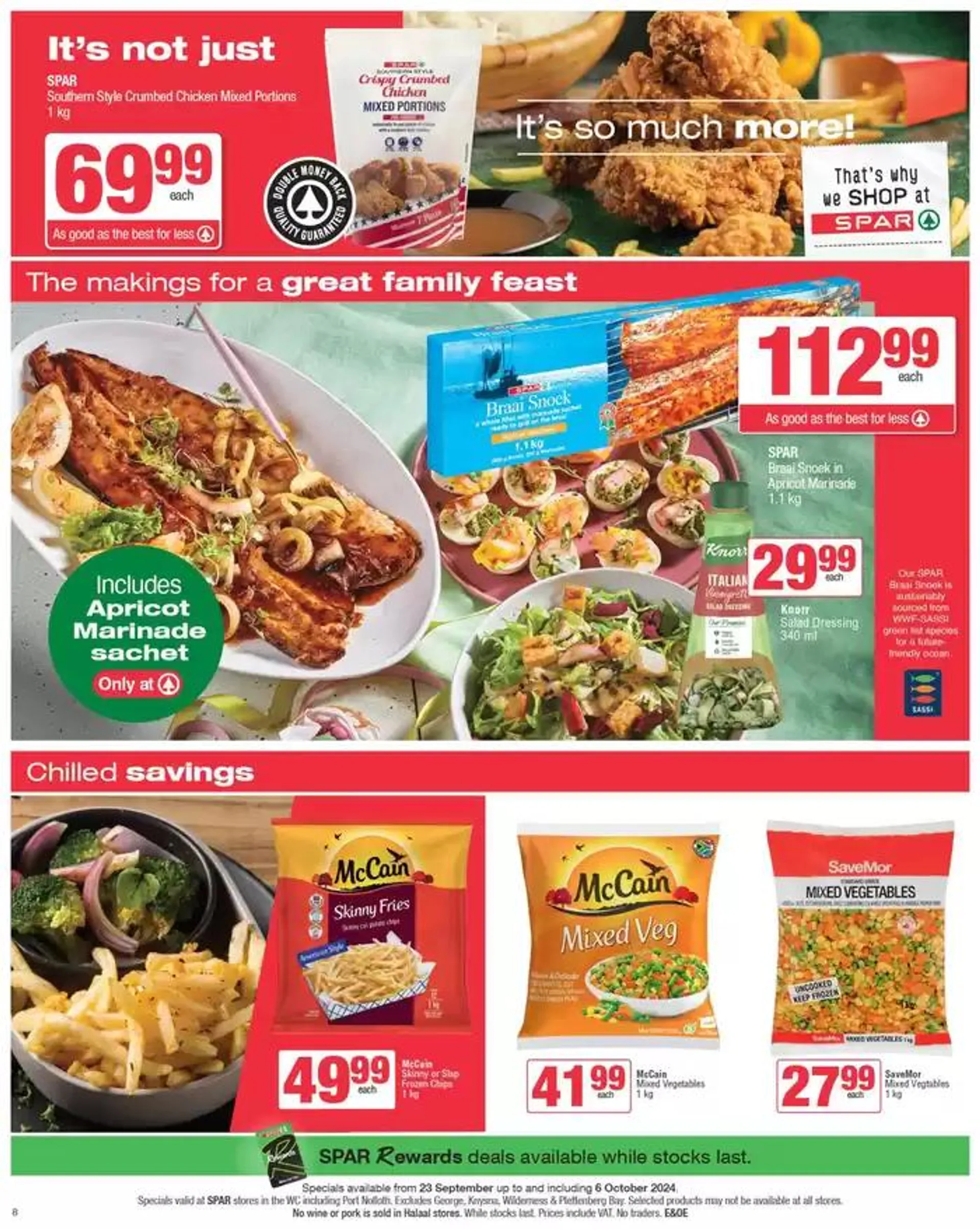 Specials Spar from 23 September to 6 October 2024 - Catalogue Page 8