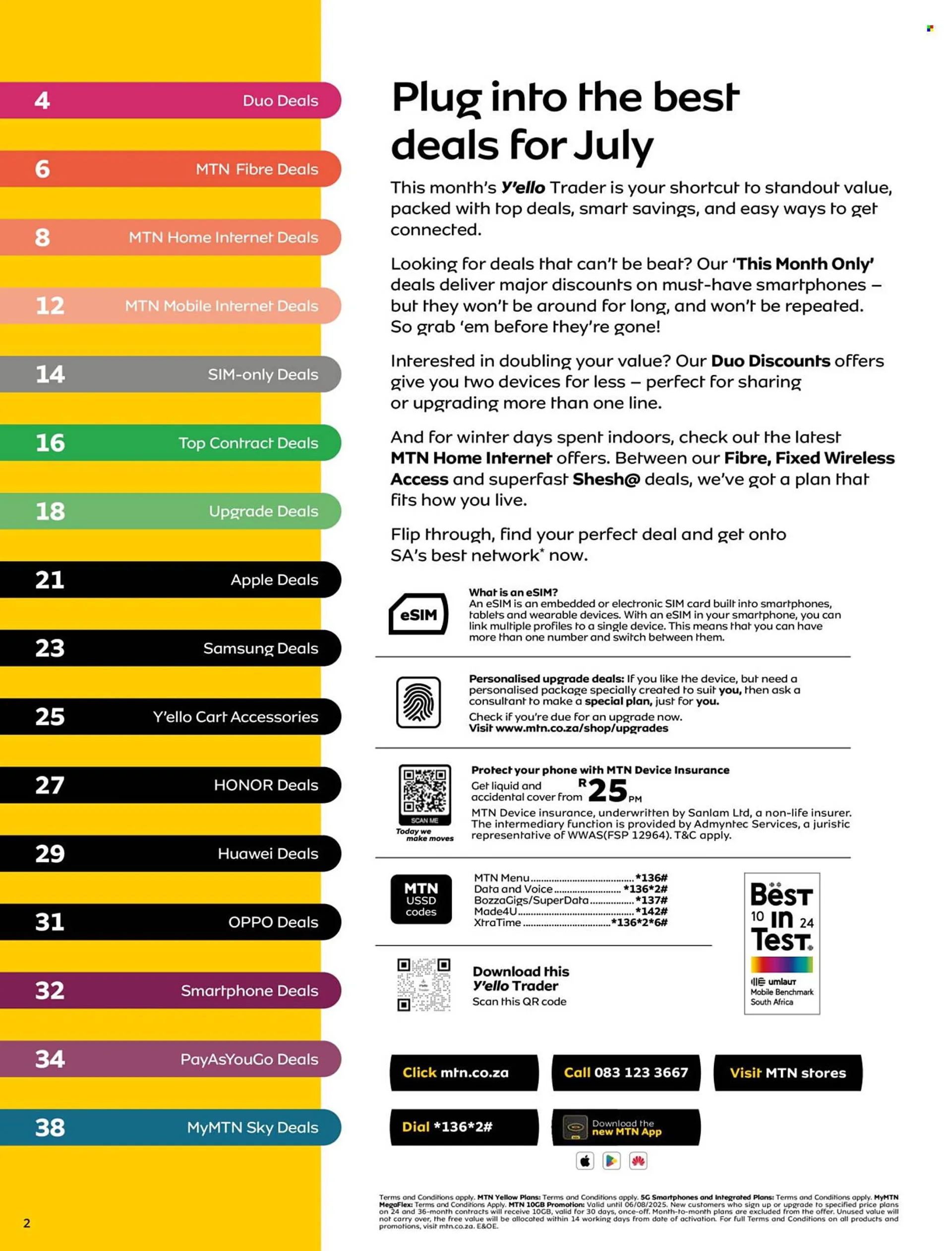 MTN catalogue from 7 July to 6 August 2025 - Catalogue Page 1