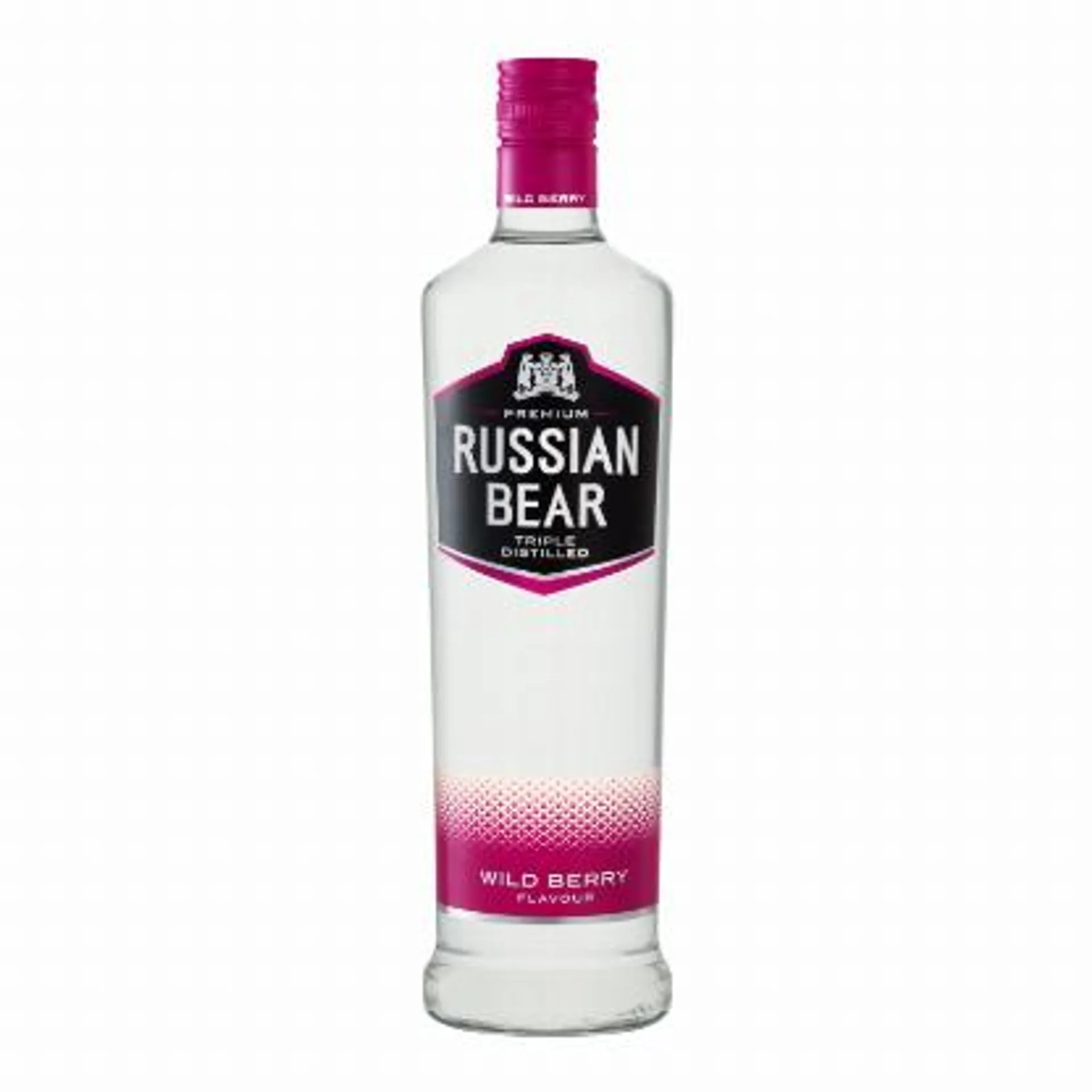 Russian Bear Premium Triple Distilled Wild Berry (1x750ML)