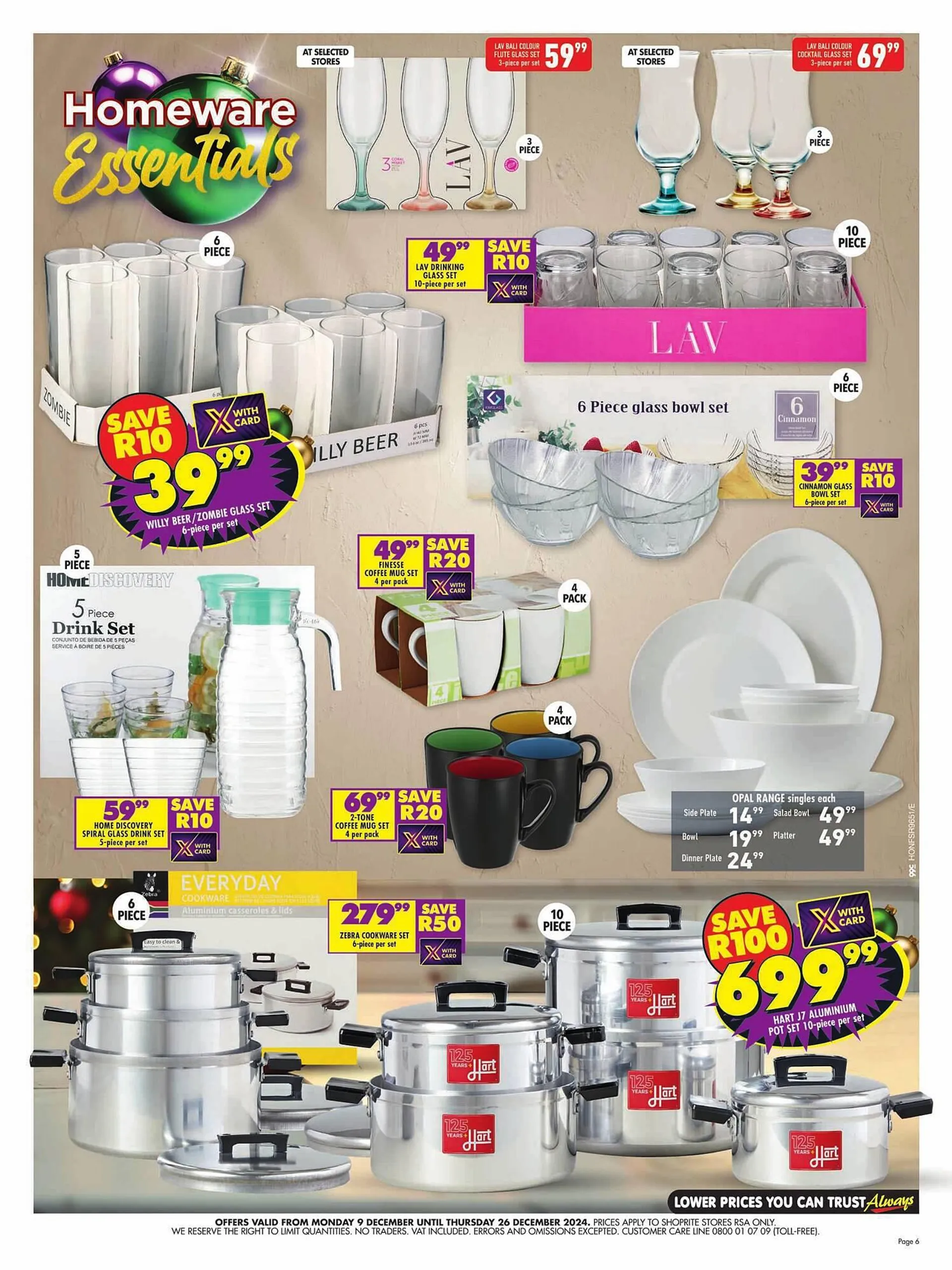 Shoprite catalogue from 9 December to 29 December 2024 - Catalogue Page 6