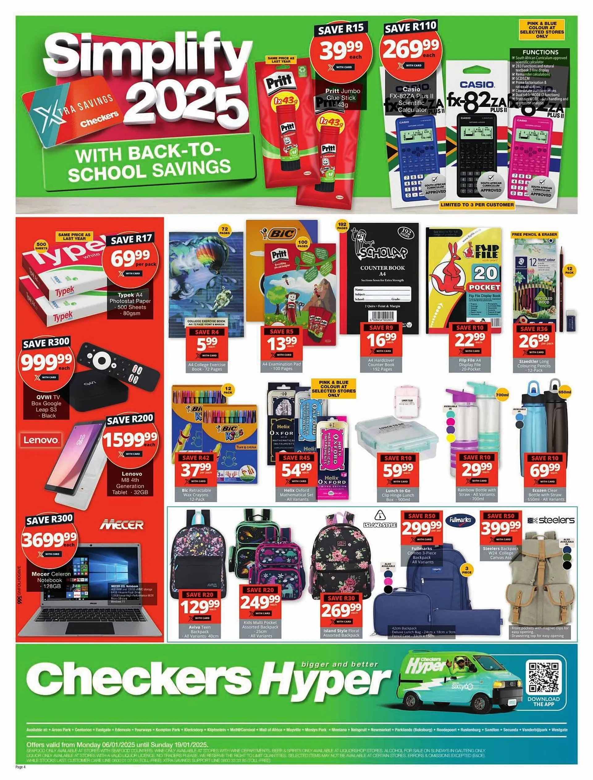 Checkers catalogue from 6 January to 19 January 2025 - Catalogue Page 4