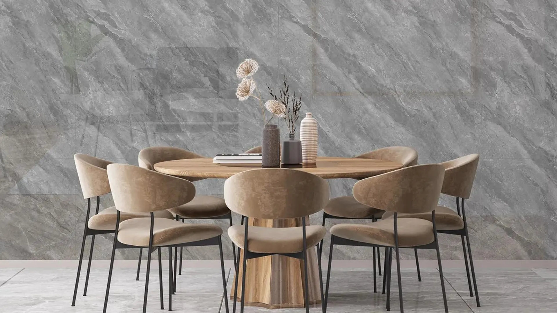 Lunar Grey Rectified Glazed Polished Gres Porcelain Tile 600 x 1200mm