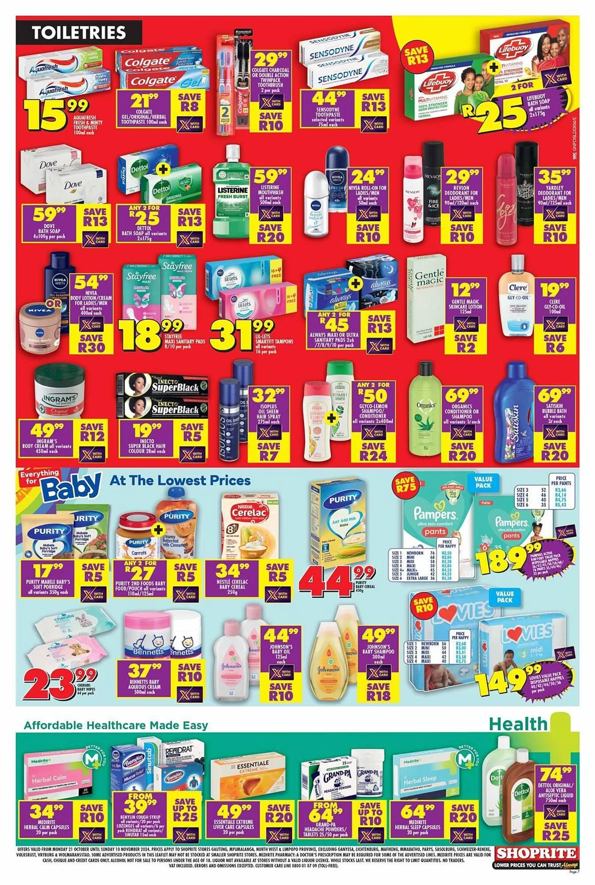 Shoprite catalogue from 28 October to 10 November 2024 - Catalogue Page 7