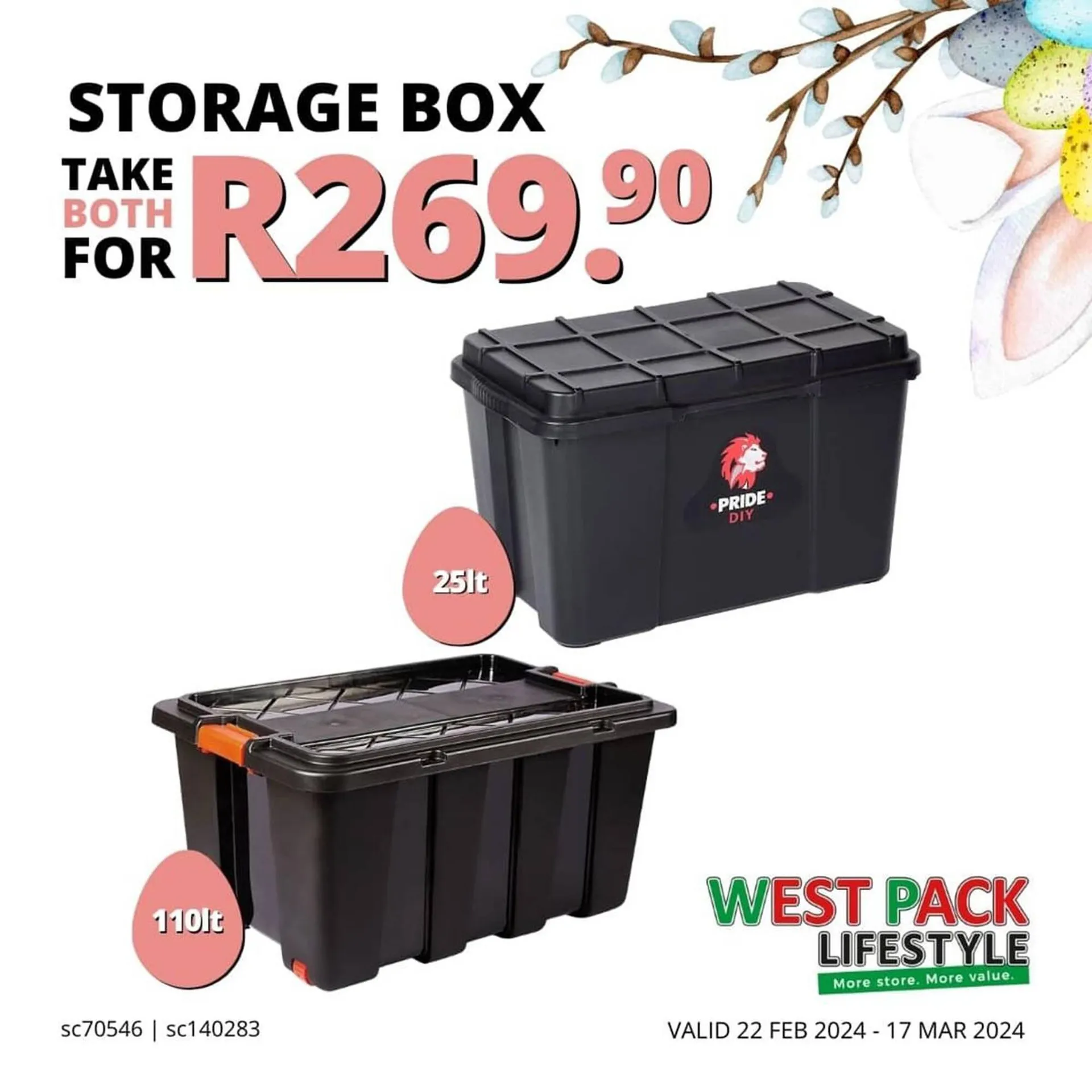 West Pack Lifestyle catalogue from 23 February to 17 March 2024 - Catalogue Page 14