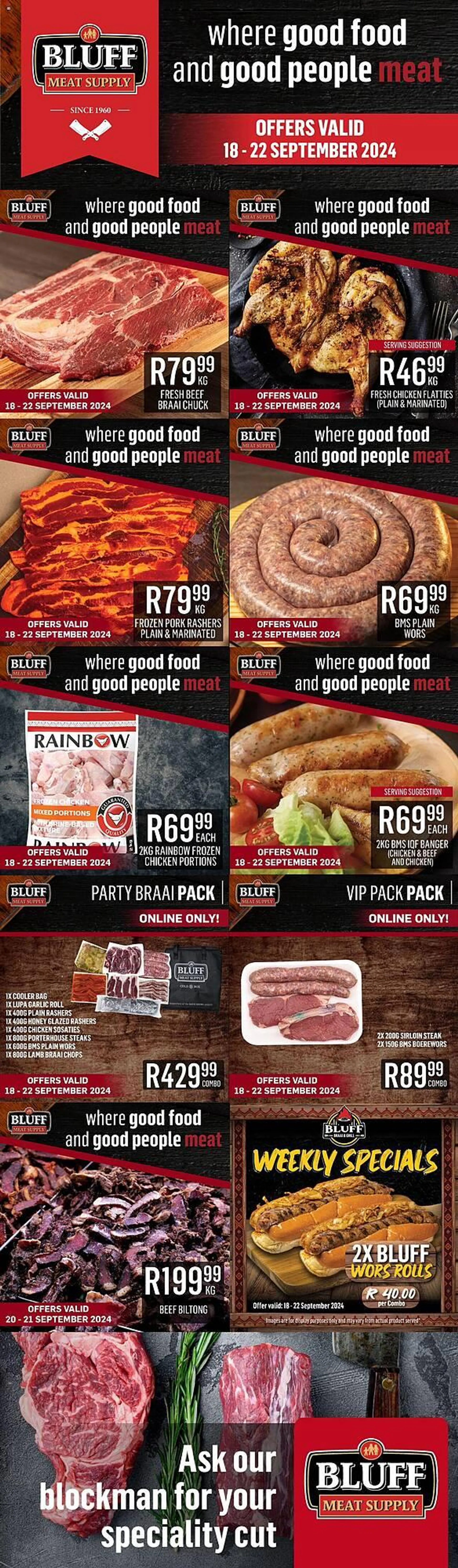 Bluff Meat Supply catalogue - 1