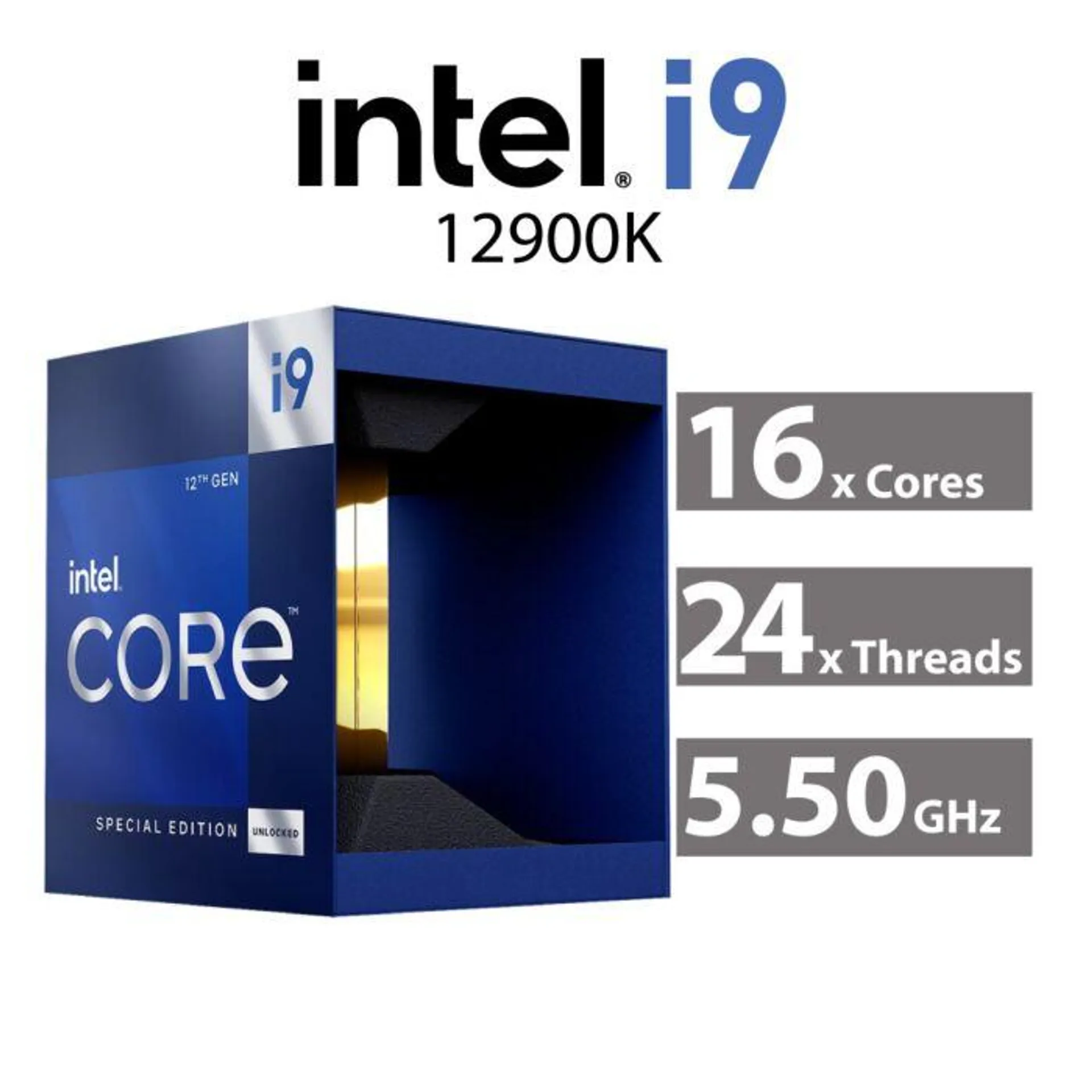 Intel Core i9-12900K Alder Lake 16-Core 3.40GHz LGA1700 150W BX8071512900K Desktop Processor