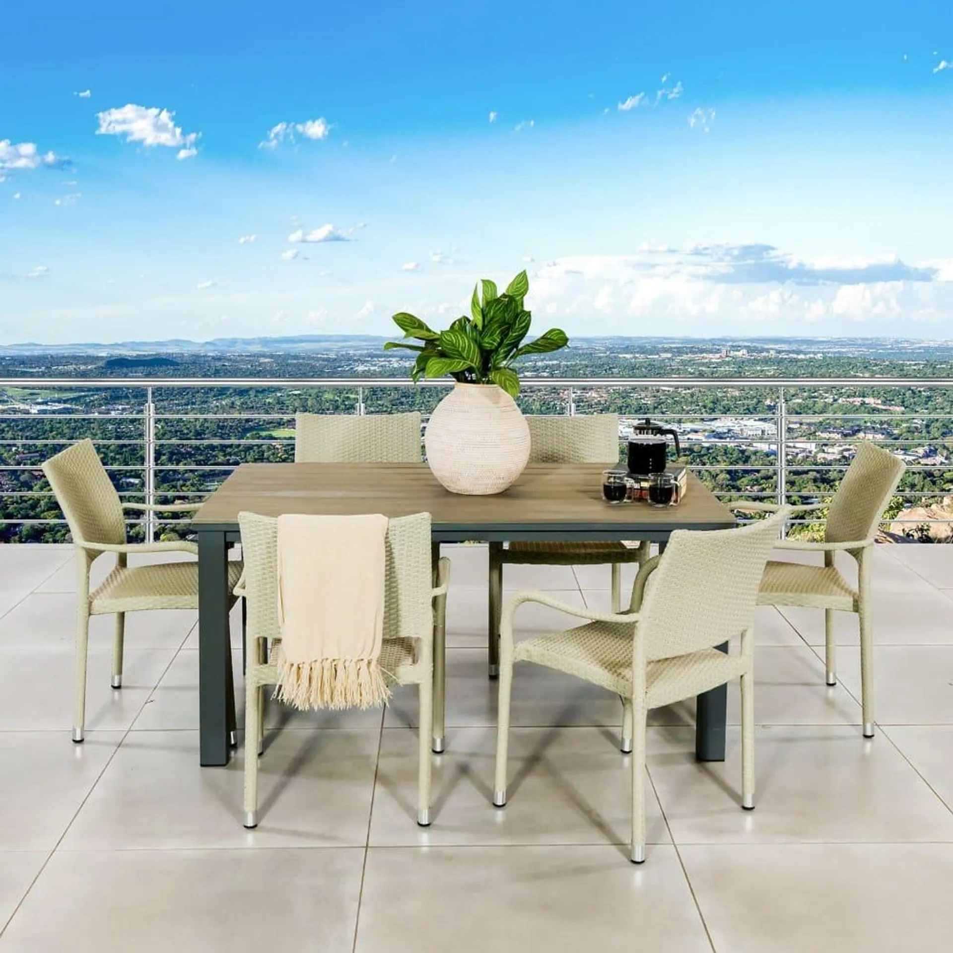 Montreal 6-Seater Dining Set