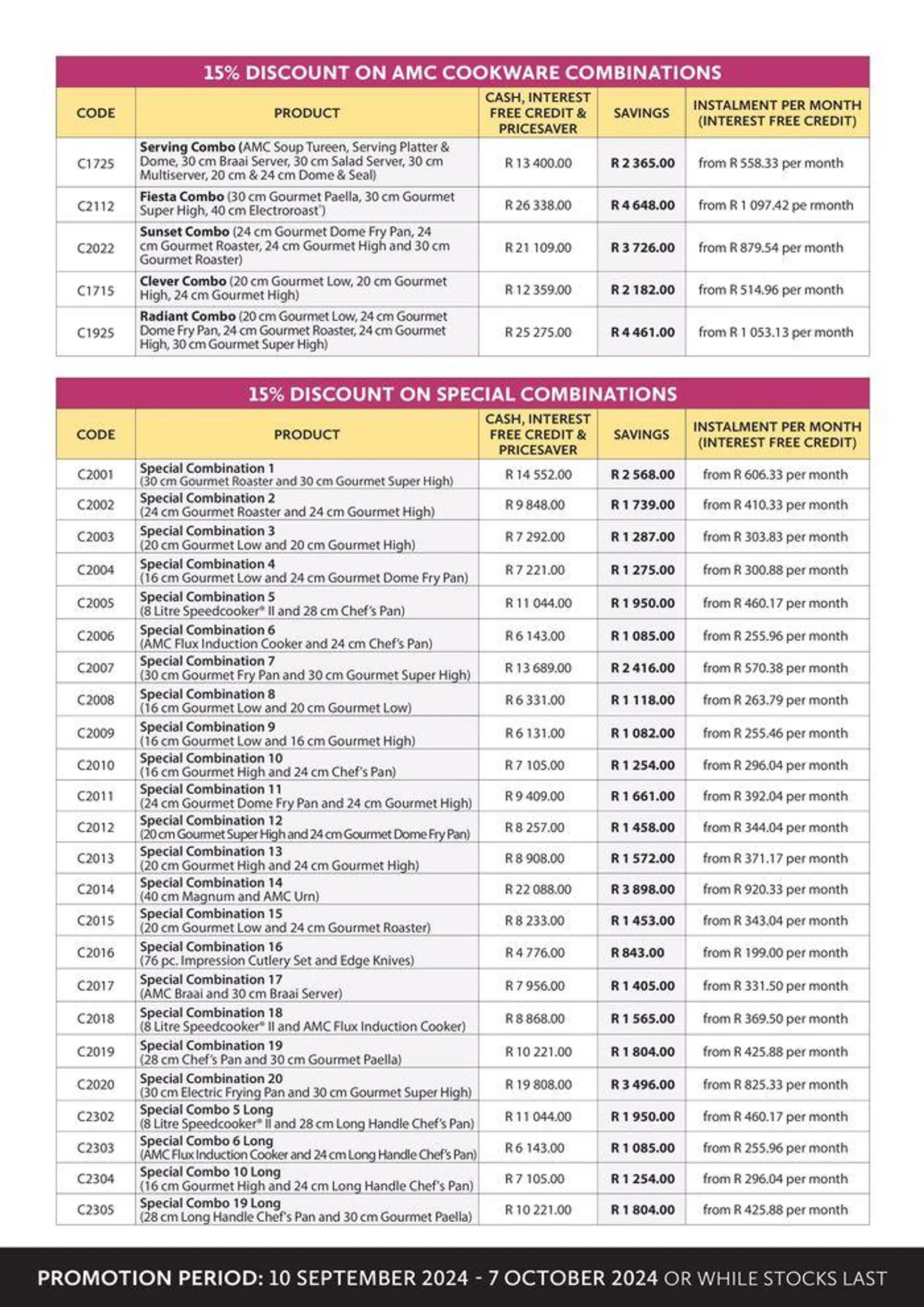 September 2024 Promotion from 13 September to 7 October 2024 - Catalogue Page 8