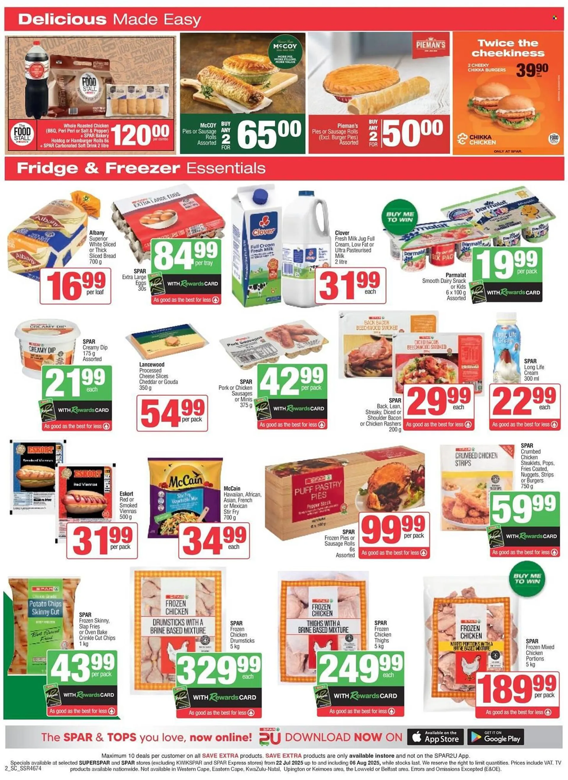 Spar catalogue from 22 July to 6 August 2025 - Catalogue Page 1