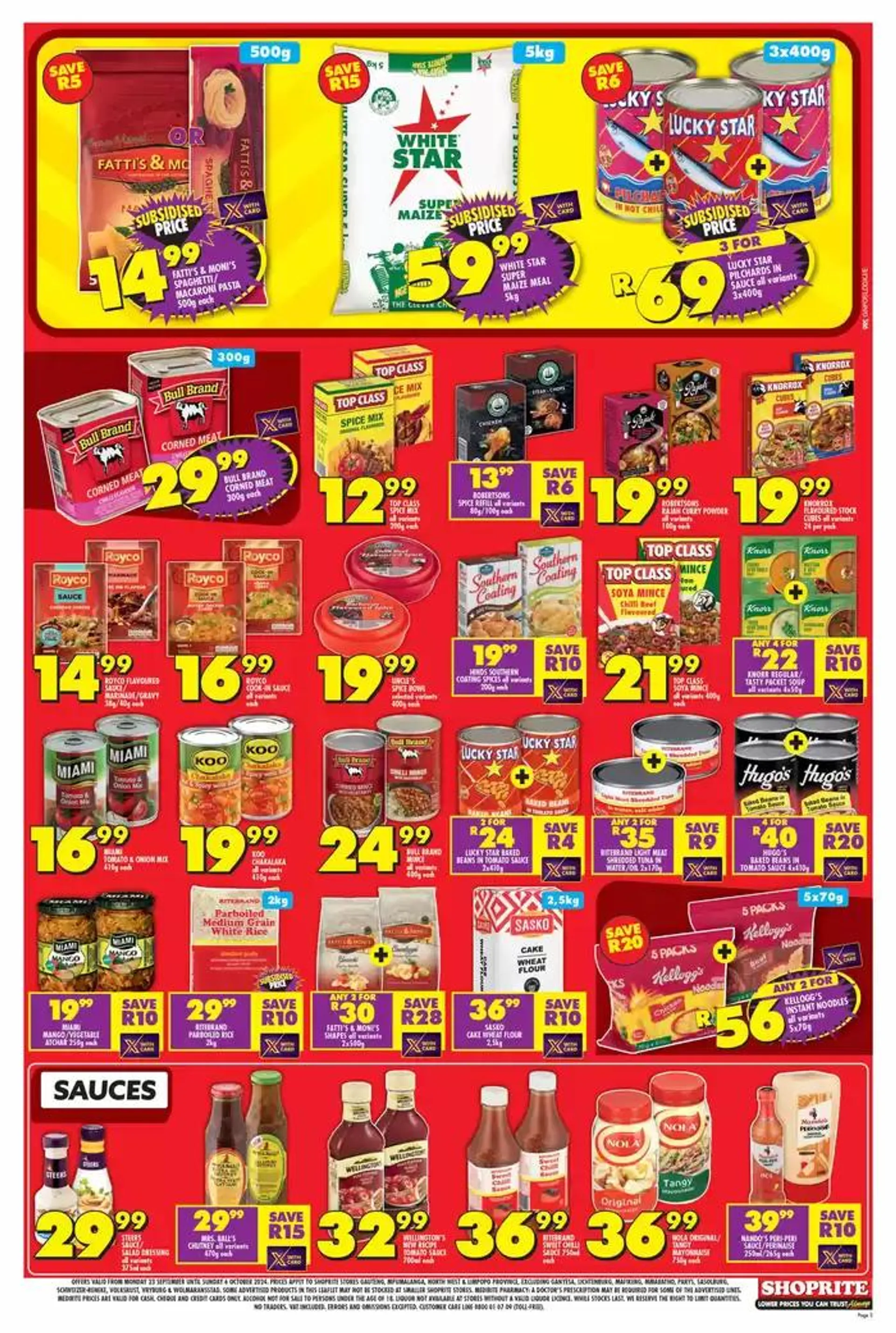 Shoprite Promise Gauteng from 24 September to 6 October 2024 - Catalogue Page 5