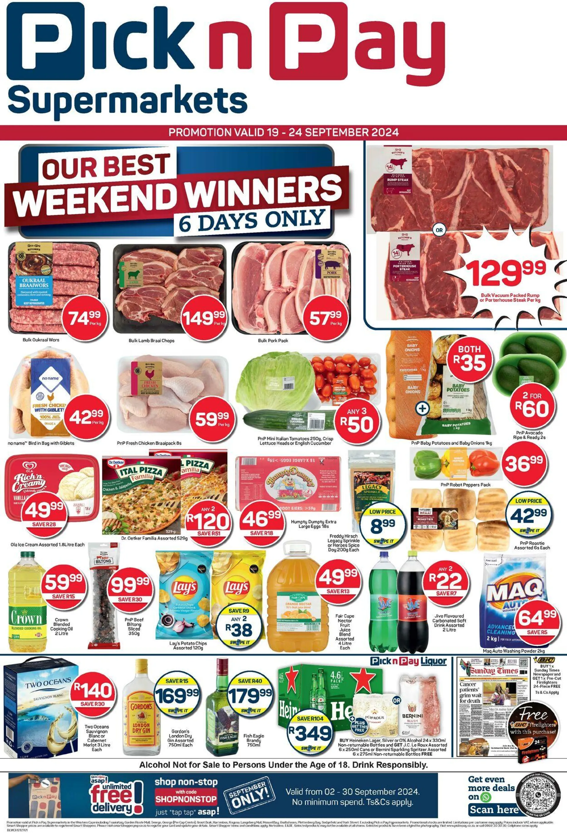 Pick n Pay - Western Cape Current catalogue from 15 July to 29 July 2025 - Catalogue Page 1