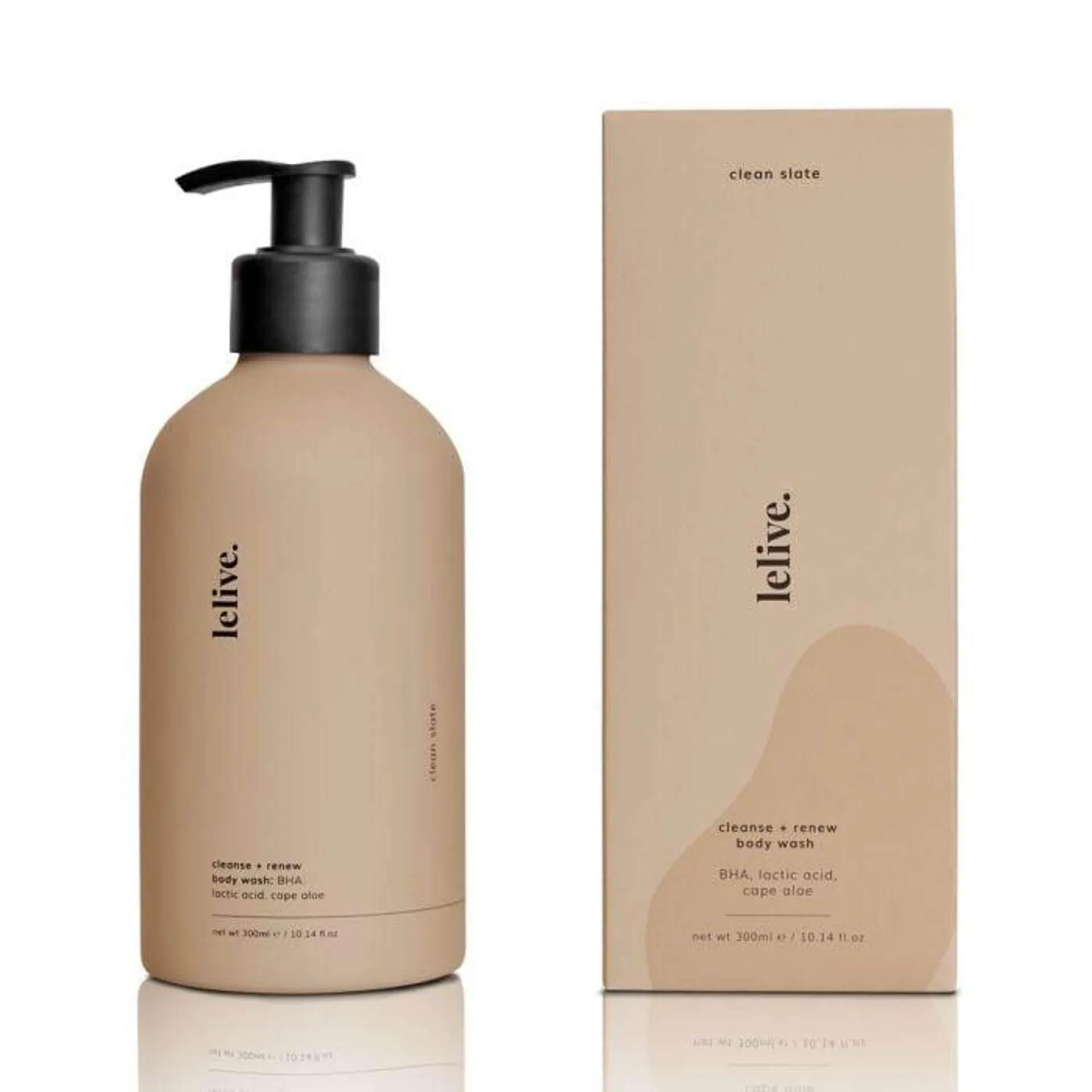 Lelive - Clean Slate Body Wash Cleanse + Renew 300ml