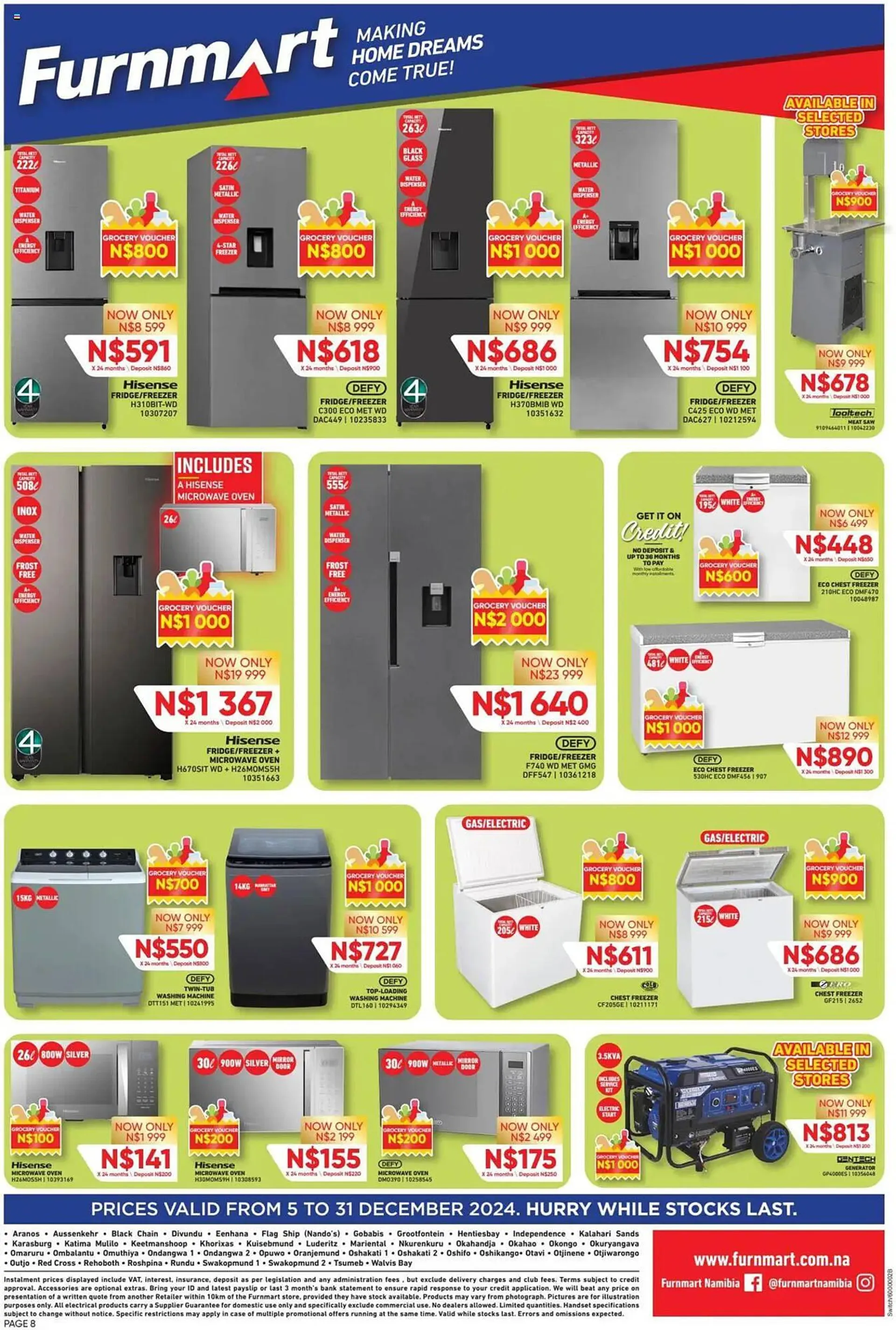 Furnmart catalogue from 5 December to 31 December 2024 - Catalogue Page 8