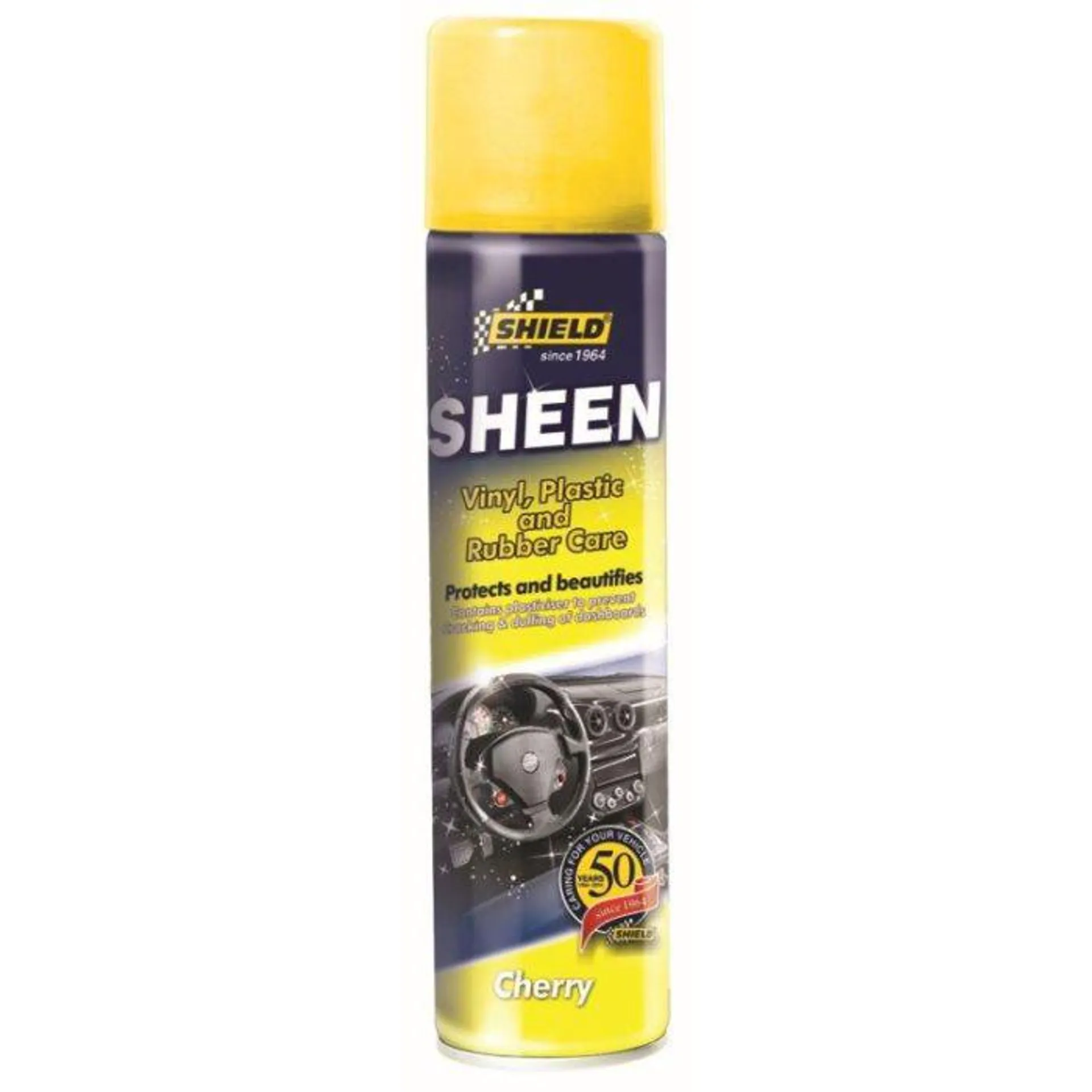 Shield Sheen Vinyl, Plastic & Rubber Care Cherry 300ml