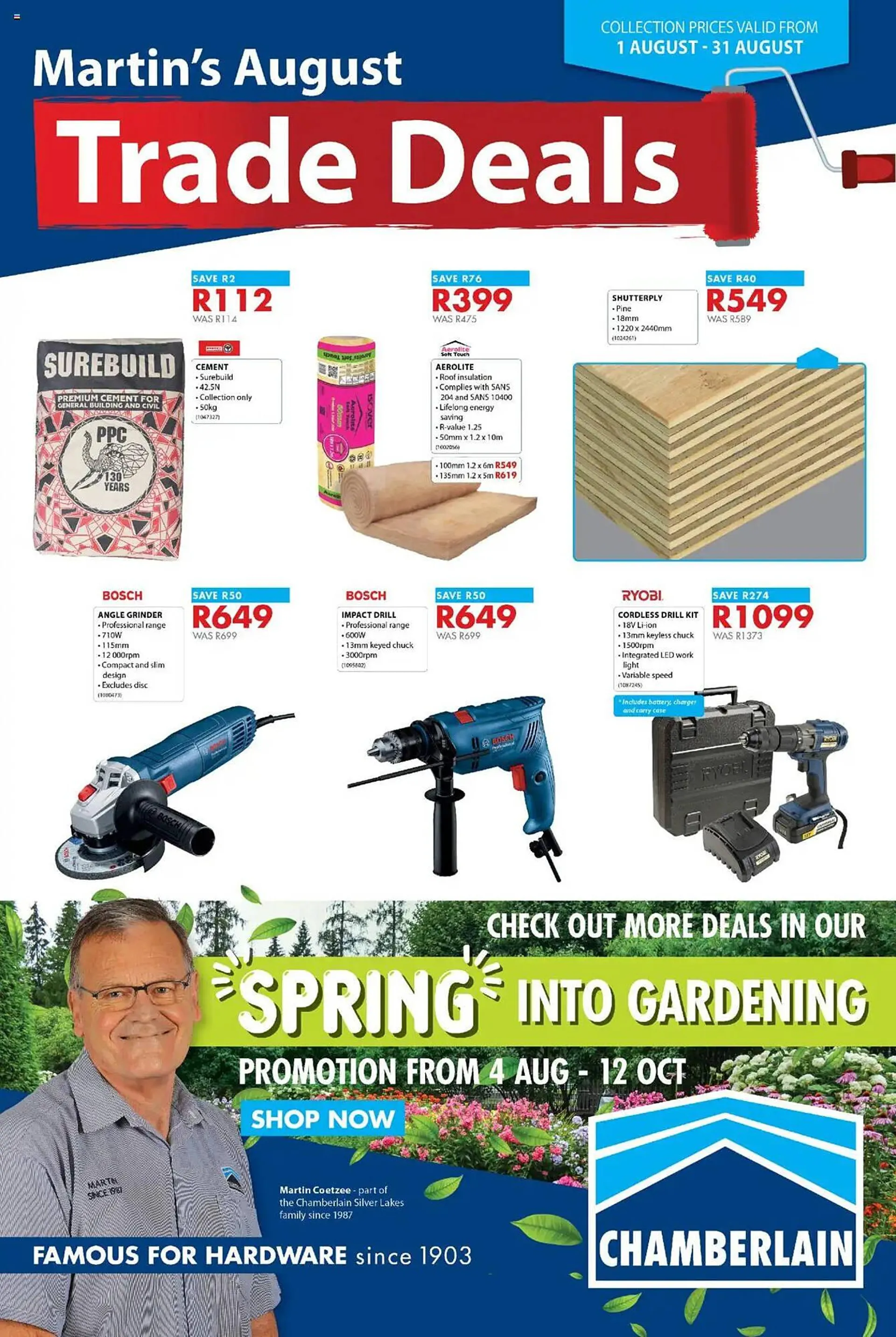 Chamberlain catalogue - 1